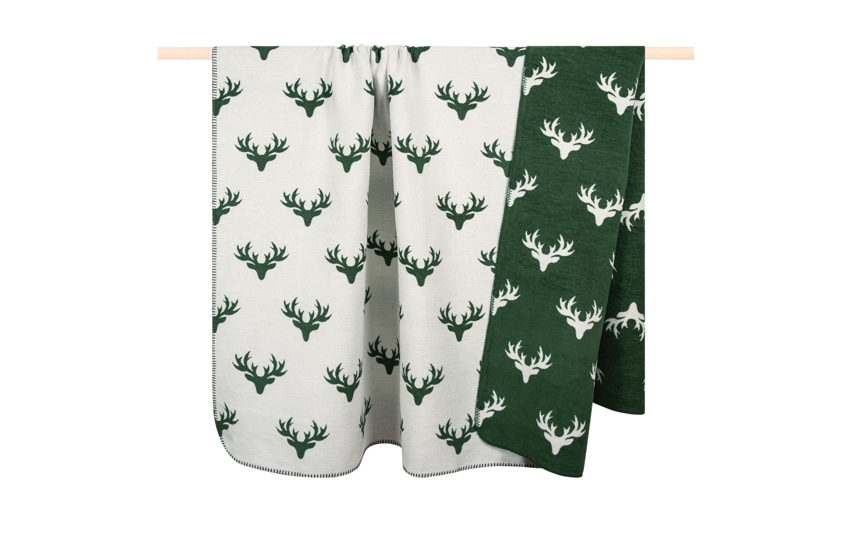 pad Decke Hirsch 150 x 200 cm, Grün