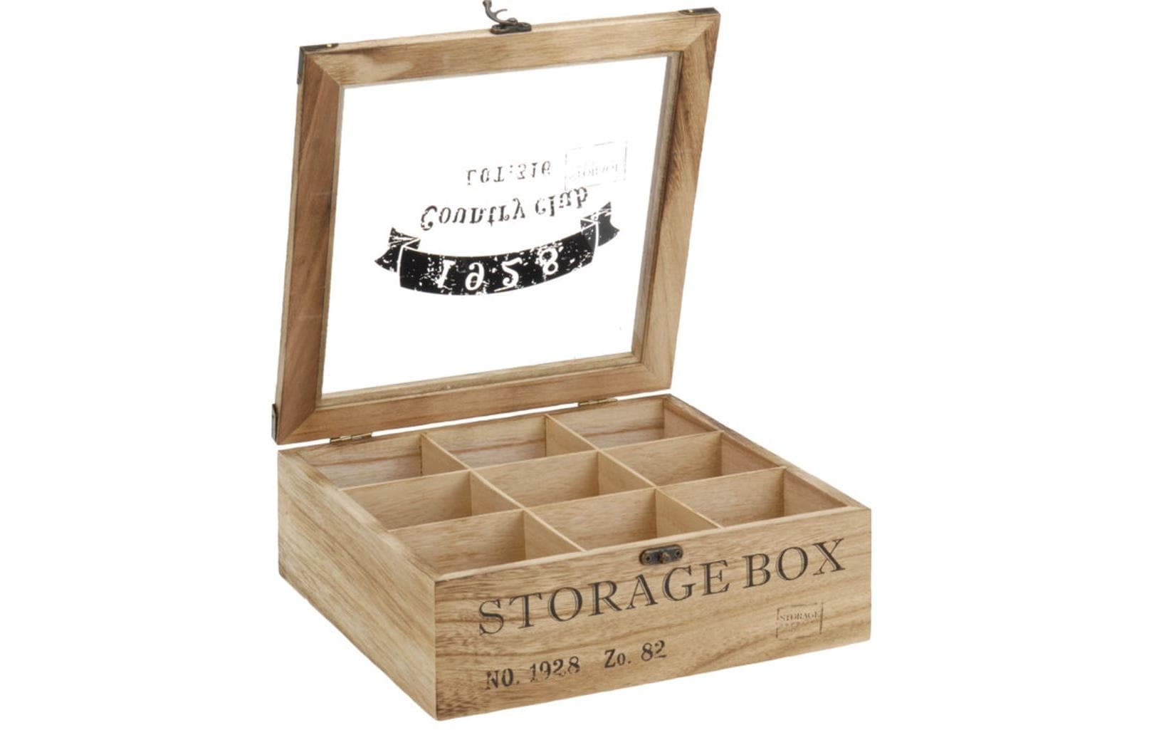 FURBER Teebeutel-Box Braun