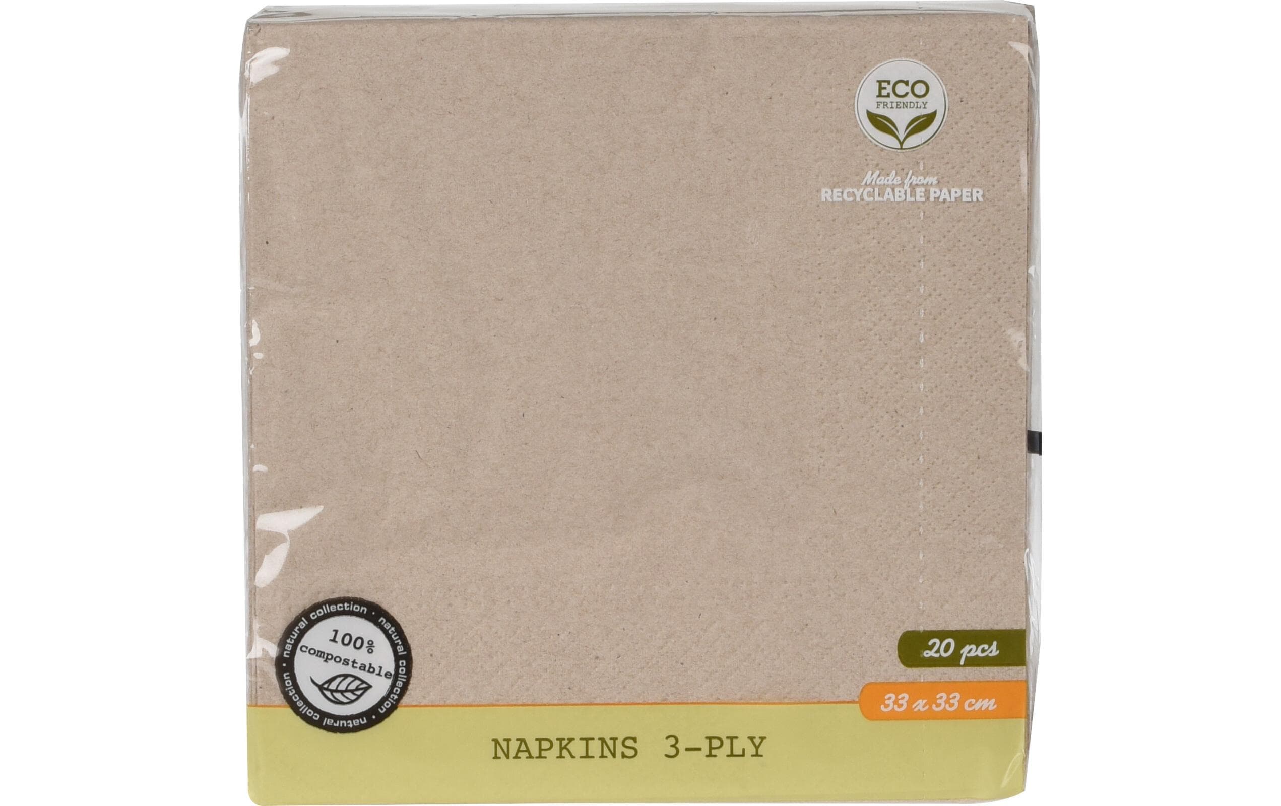 FURBER Papierservietten 33 x 33 cm, 20 Stück