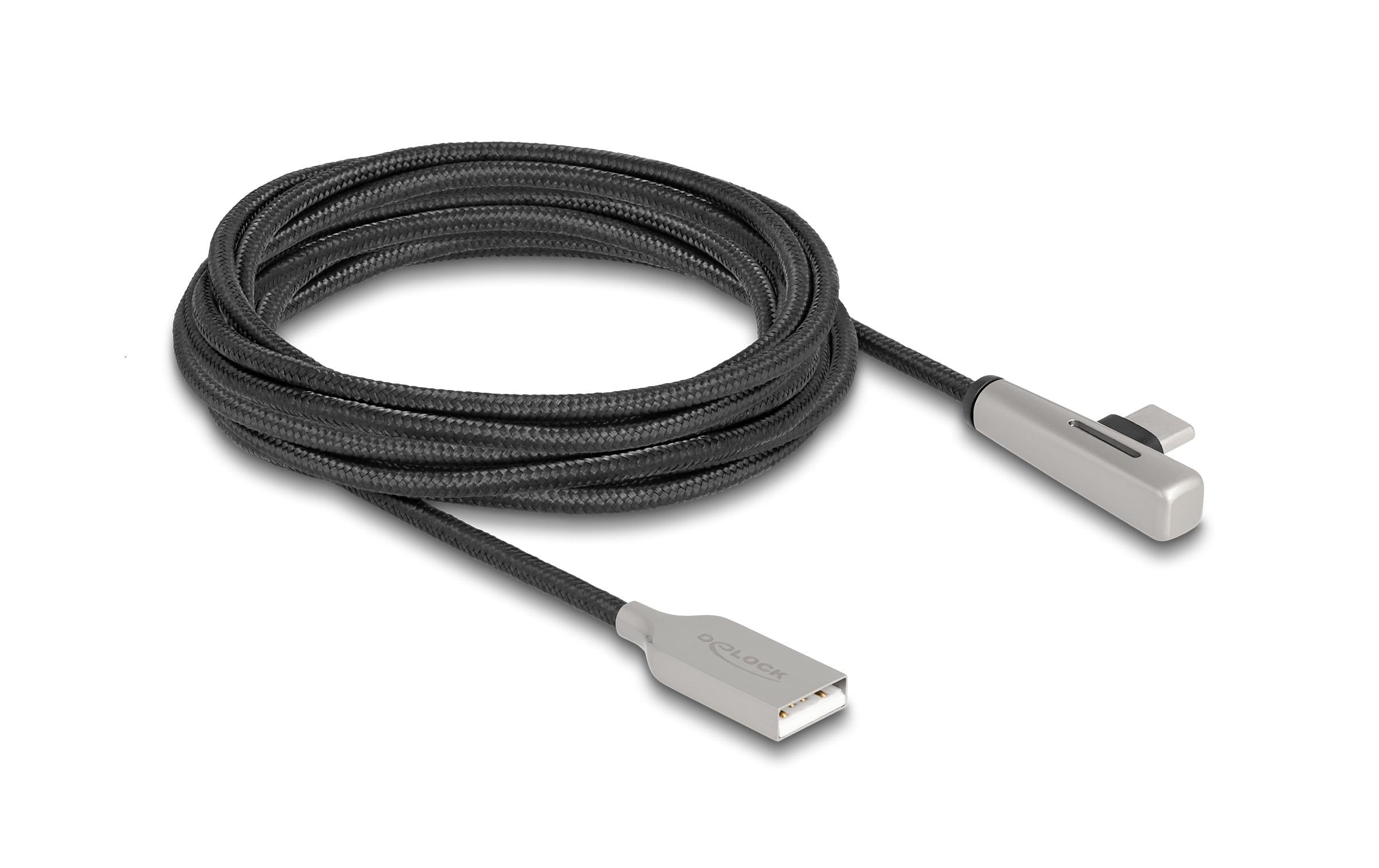 Delock USB 2.0-Kabel Schnelladefunktion 60 W USB A - USB C 3 m