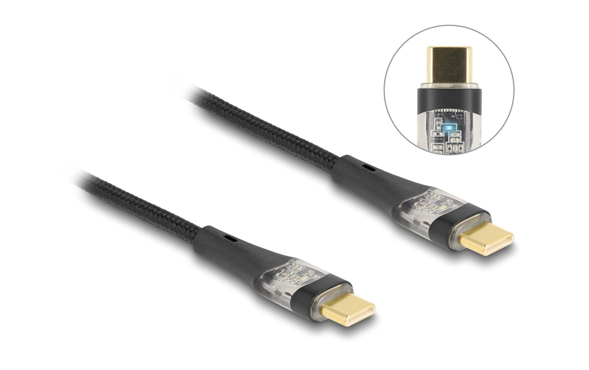 Delock USB 2.0-Kabel PD 3.0 100W USB C - USB C 2 m