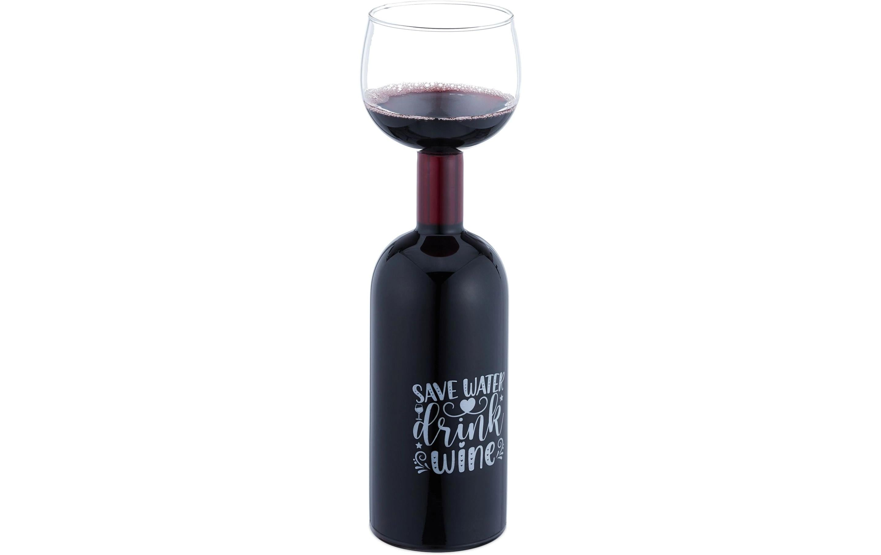 relaxdays Universal Weinglas Save Water Drink Wine 750 ml, 1 Stück