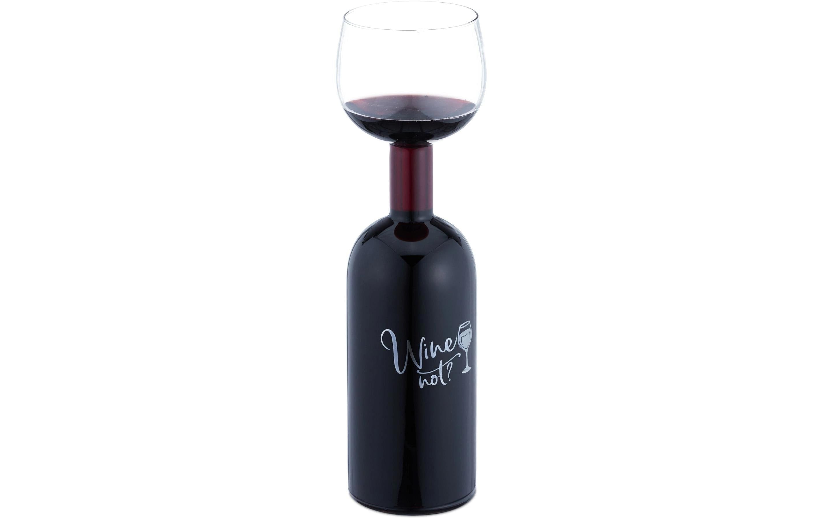 relaxdays Universal Weinglas Wine not 750 ml, 1 Stück, Transparent