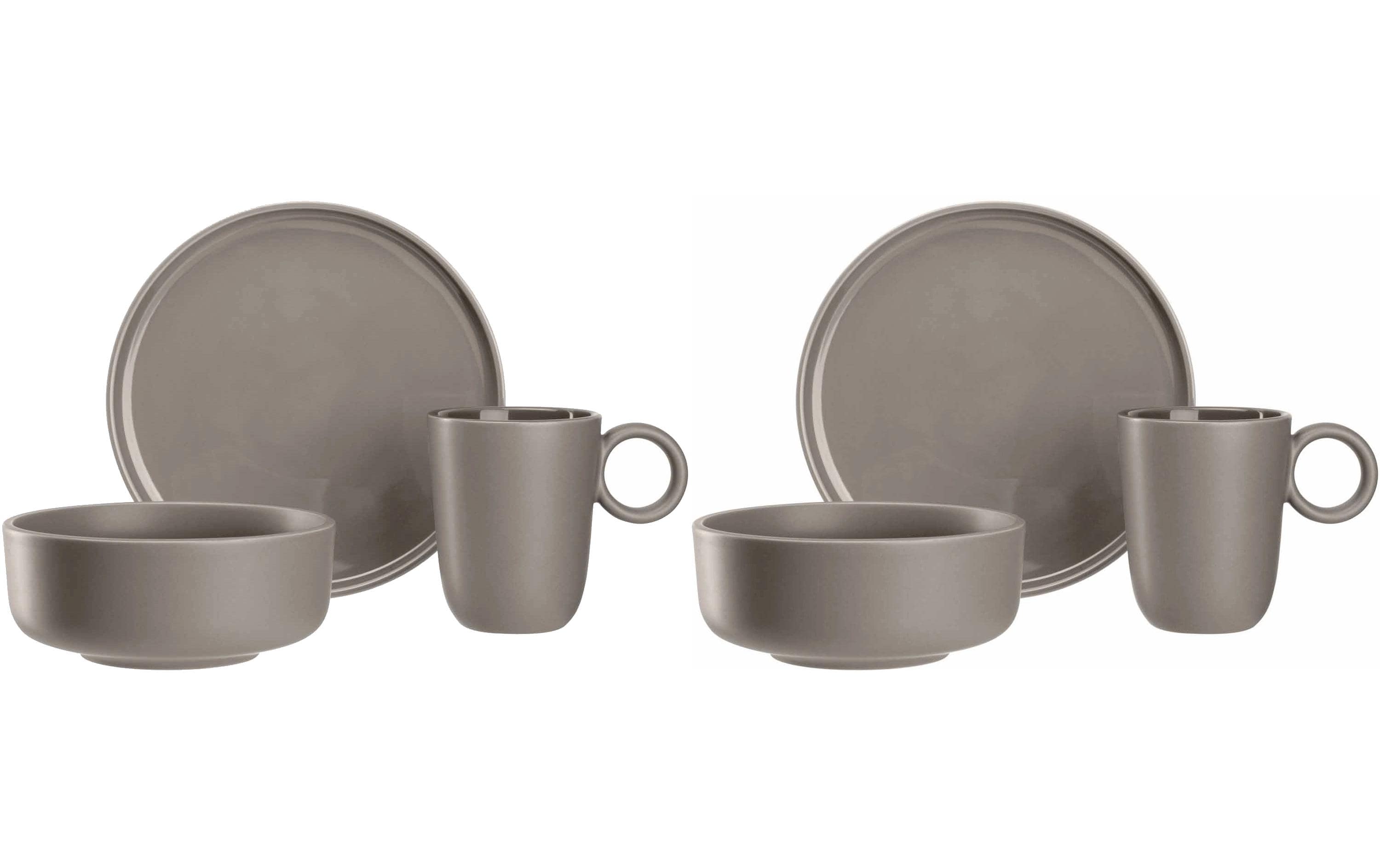Leonardo Speise-Service Roma 6-teilig, Taupe