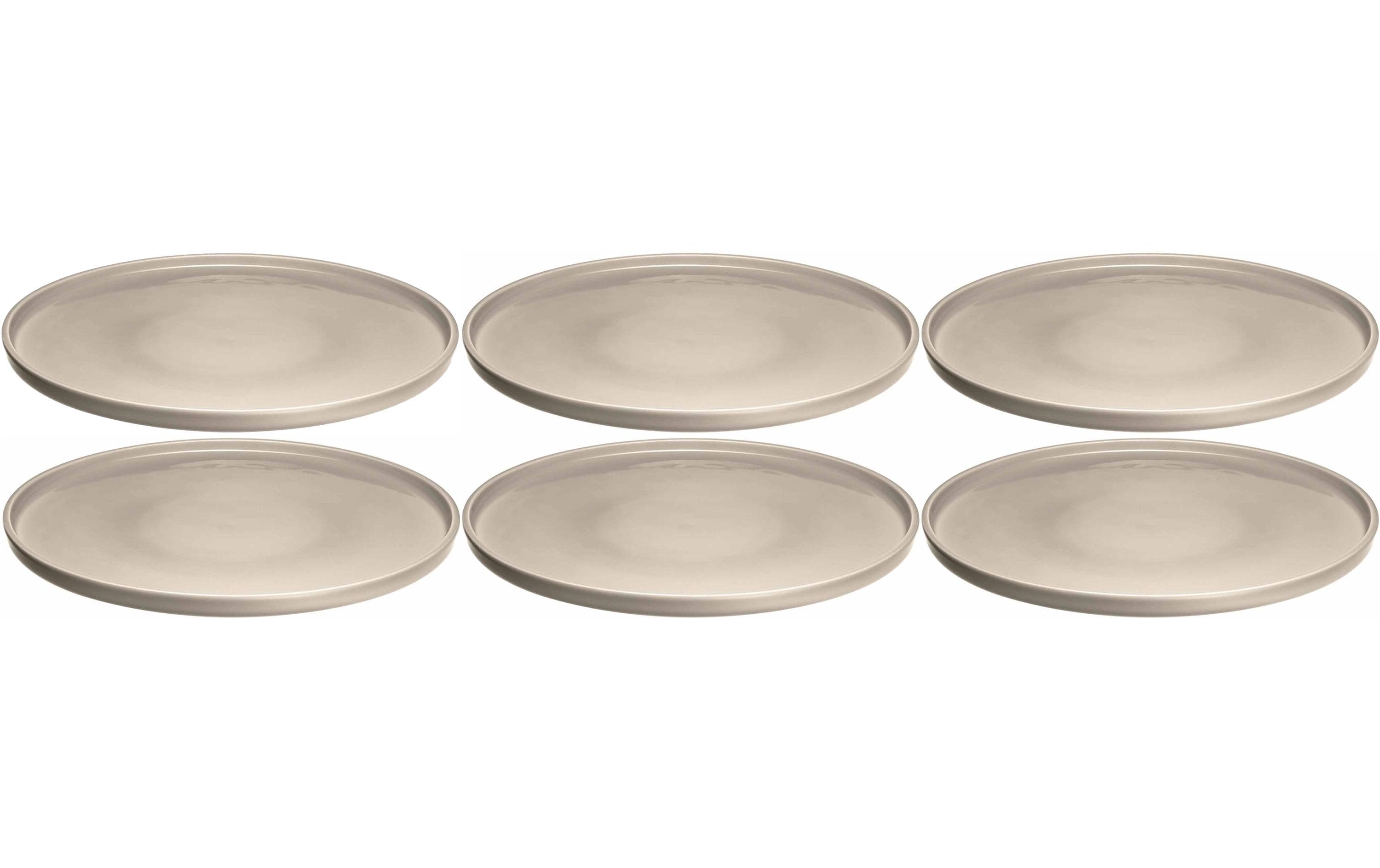 Leonardo Speiseteller Roma 6 Stück,Beige