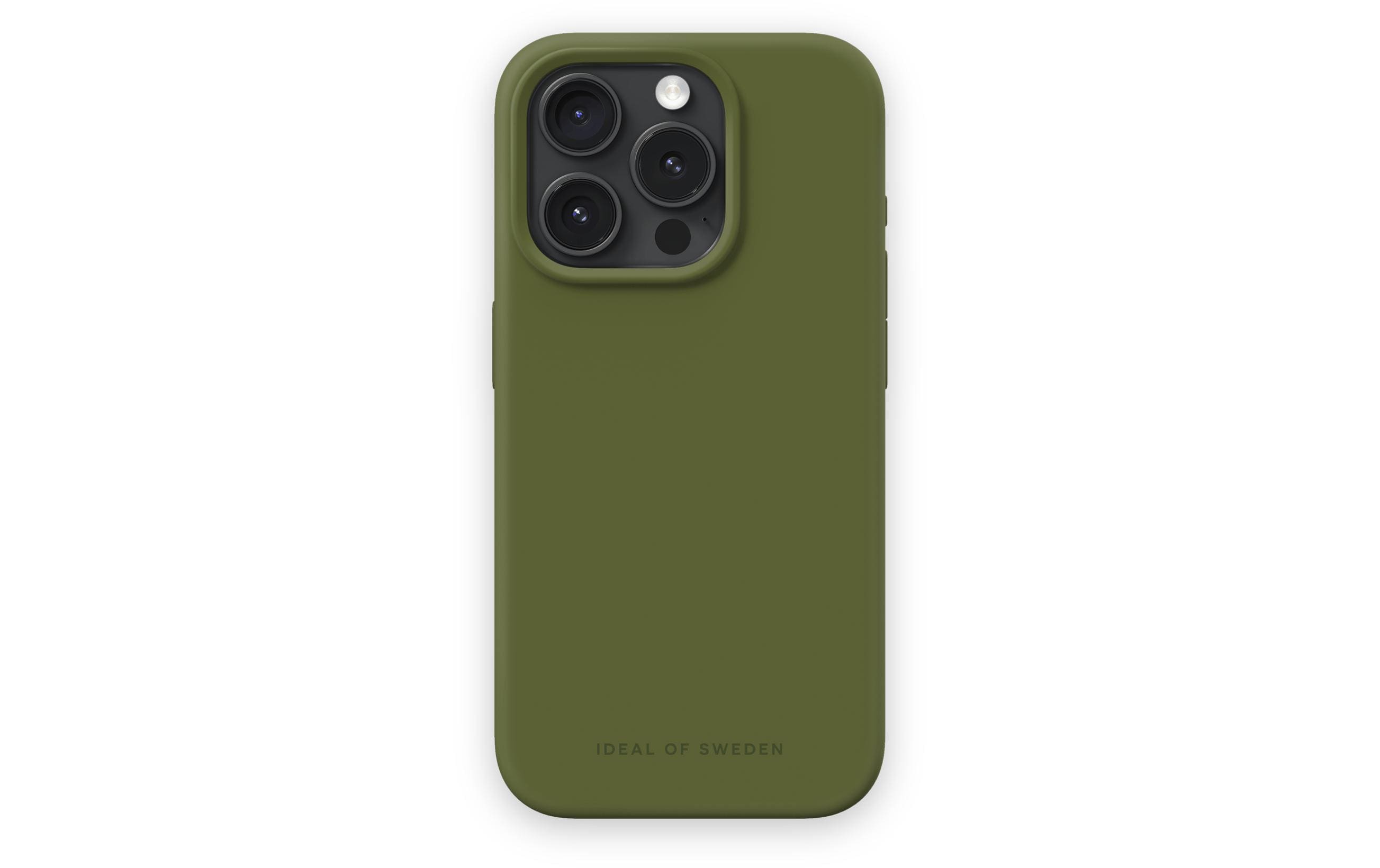 Ideal of Sweden Silicone iPhone 15 Pro Khaki