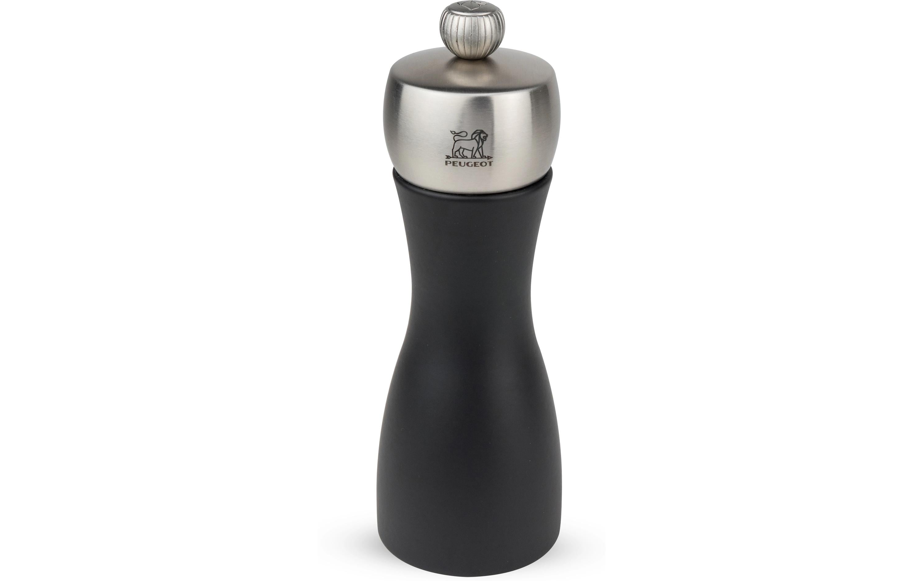 Peugeot Pfeffermühle Fidji 15 cm, Schwarz/Silber