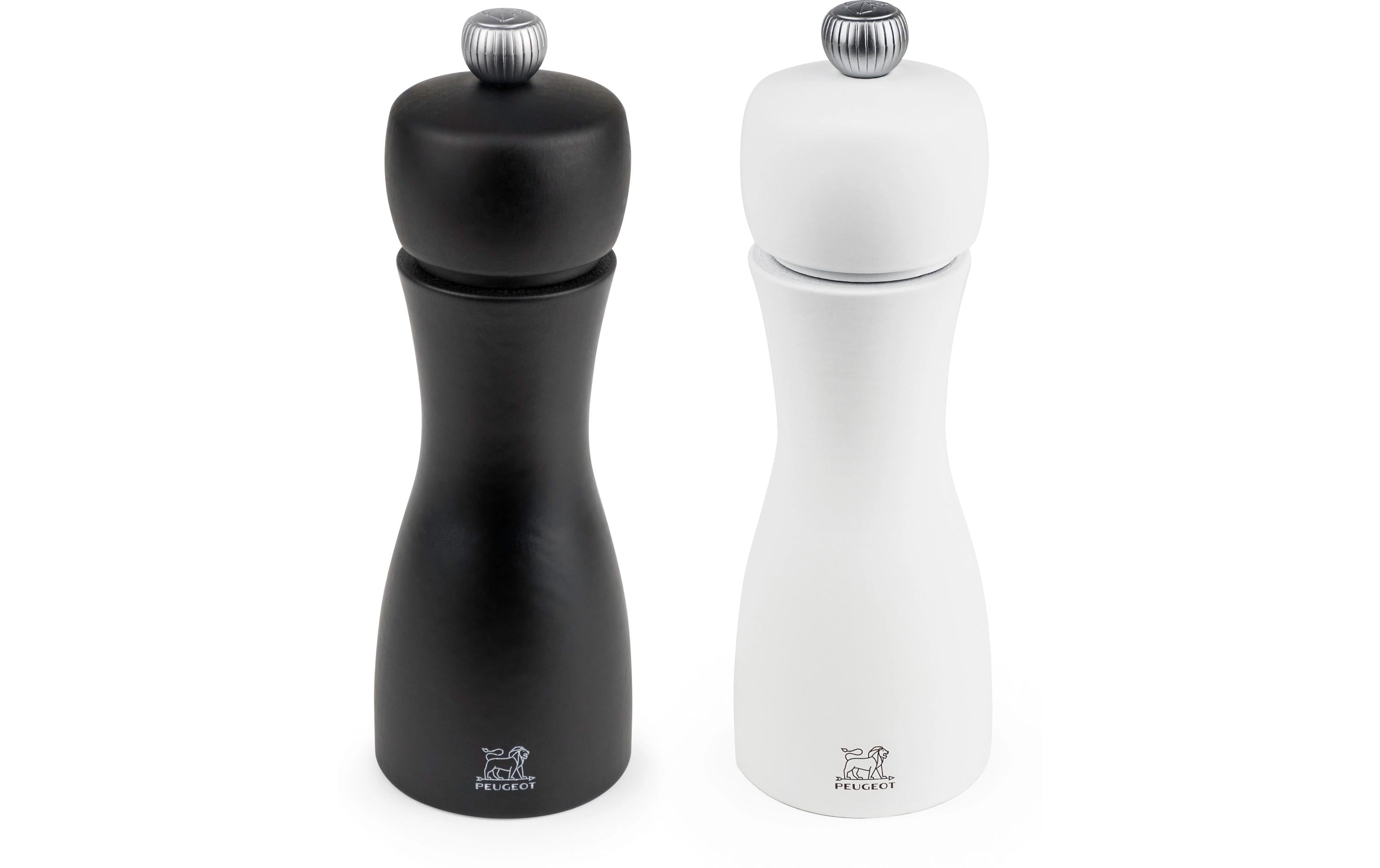 Peugeot Gewürzmühle Tahiti Duo 15 cm, Schwarz/Weiss