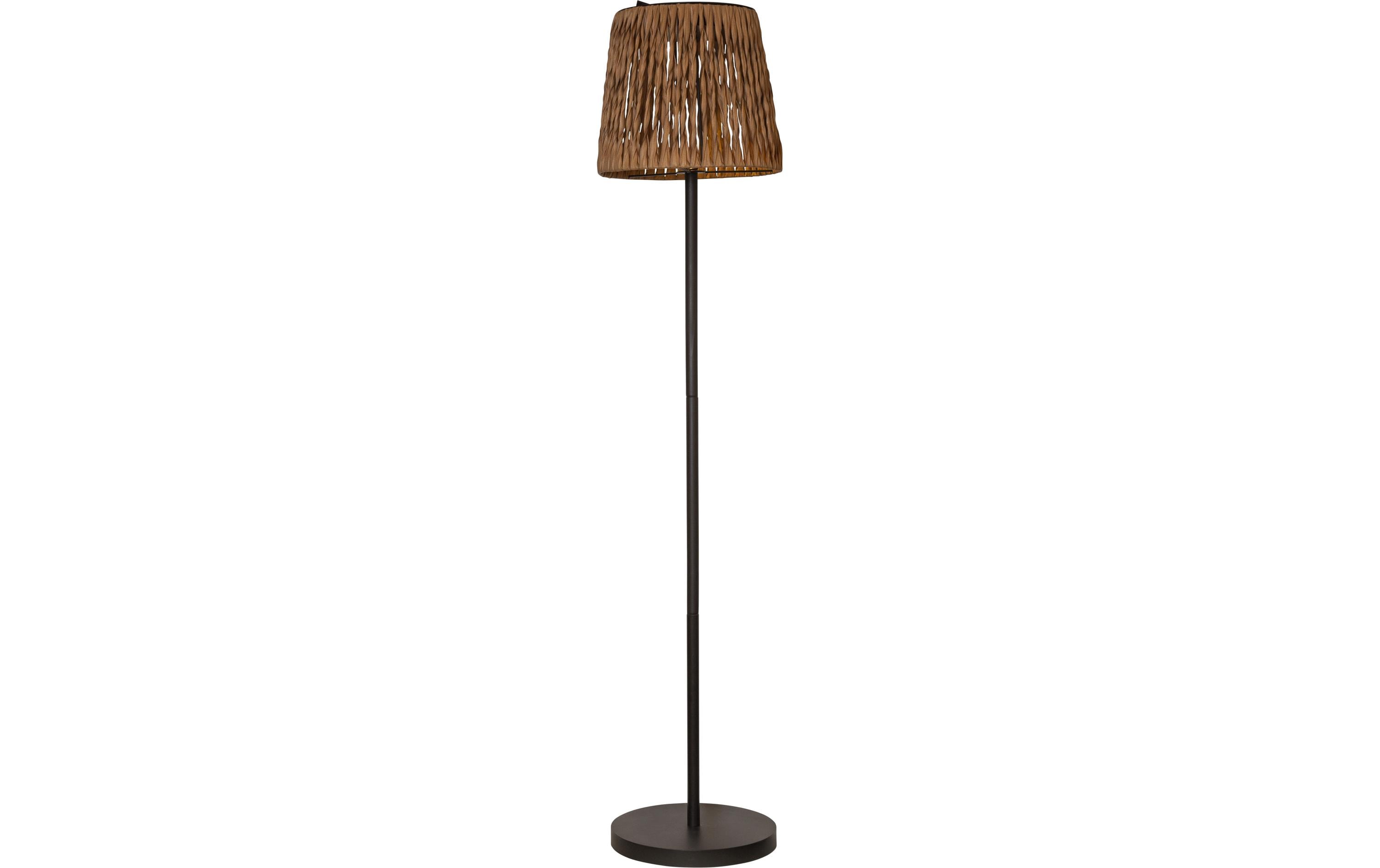 Star Trading Stehleuchte Solar Cesta, 127 cm, Braun/Schwarz