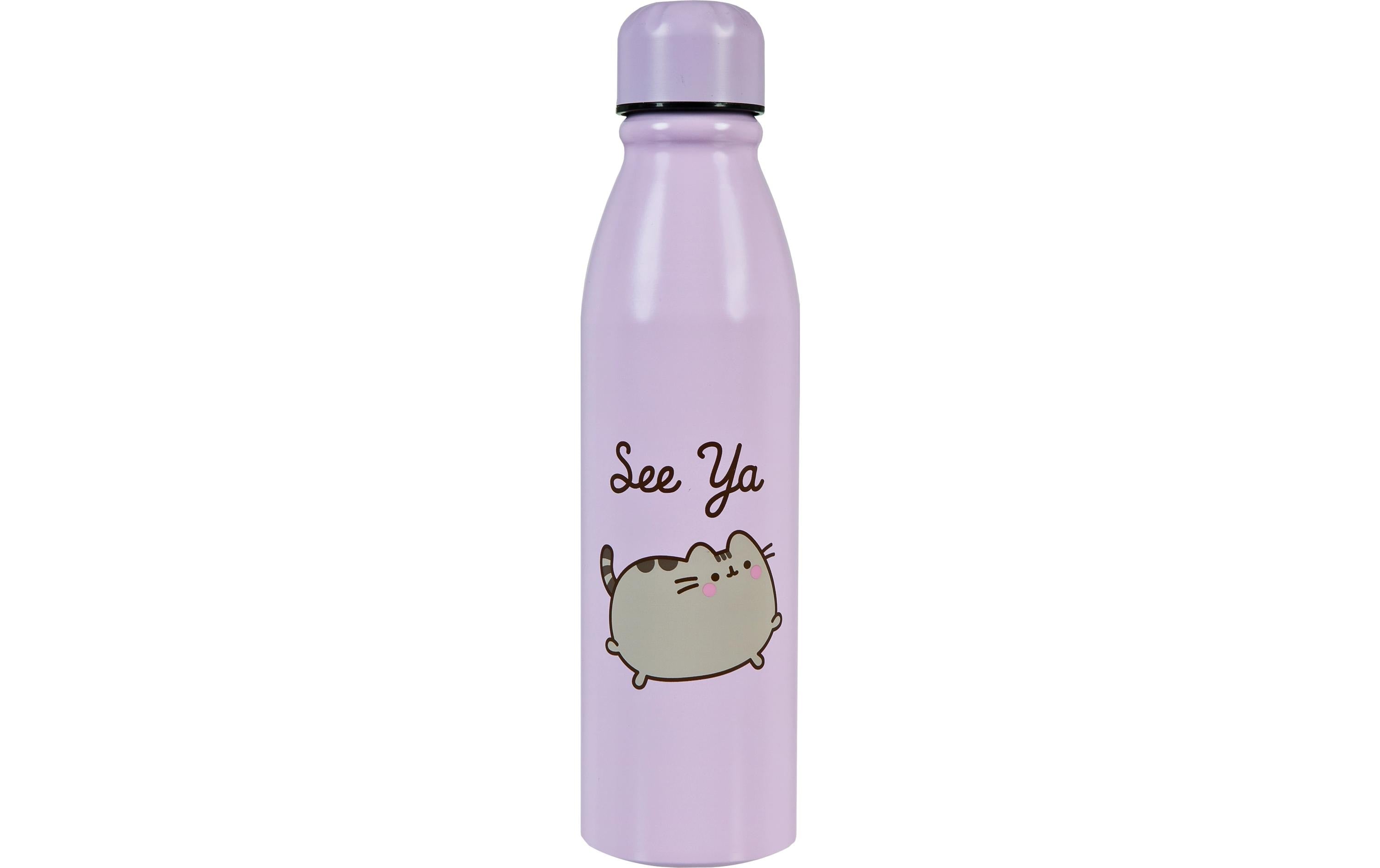 Scooli Trinkflasche Pusheen 600 ml, Braun/Lila