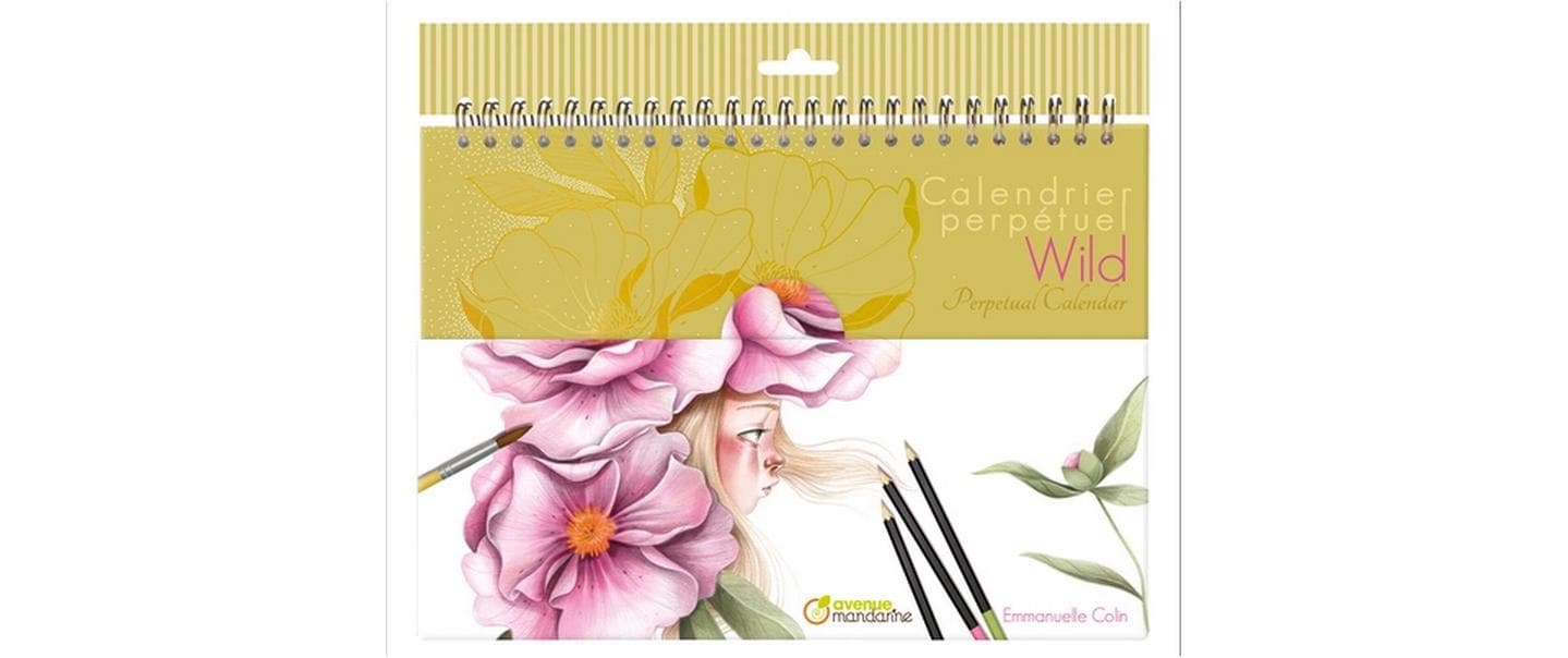 Avenue Mandarine Dauerkalender Wild A4, 24 Blatt