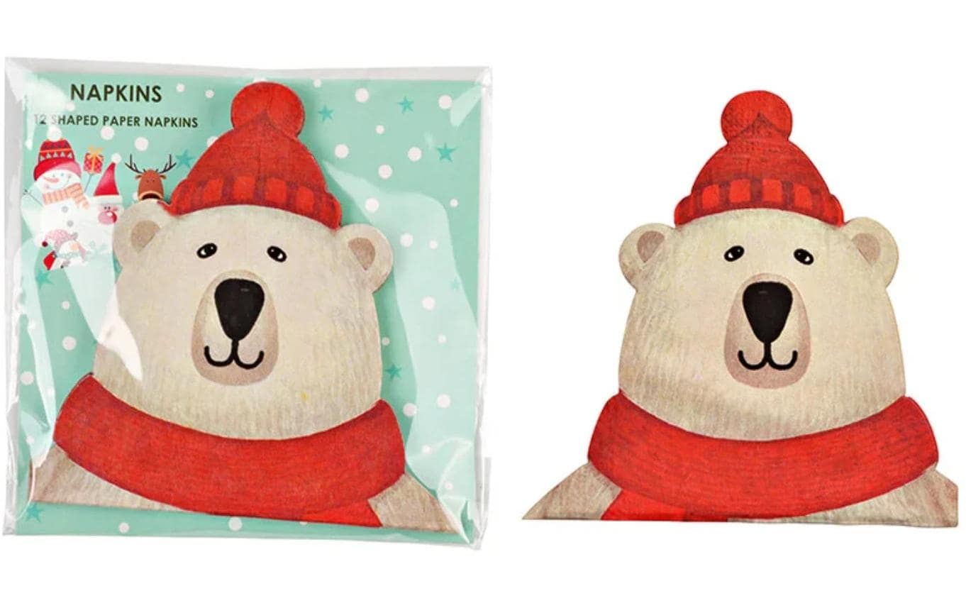 G. Wurm Papierservietten 12-er Pack, Eisbär