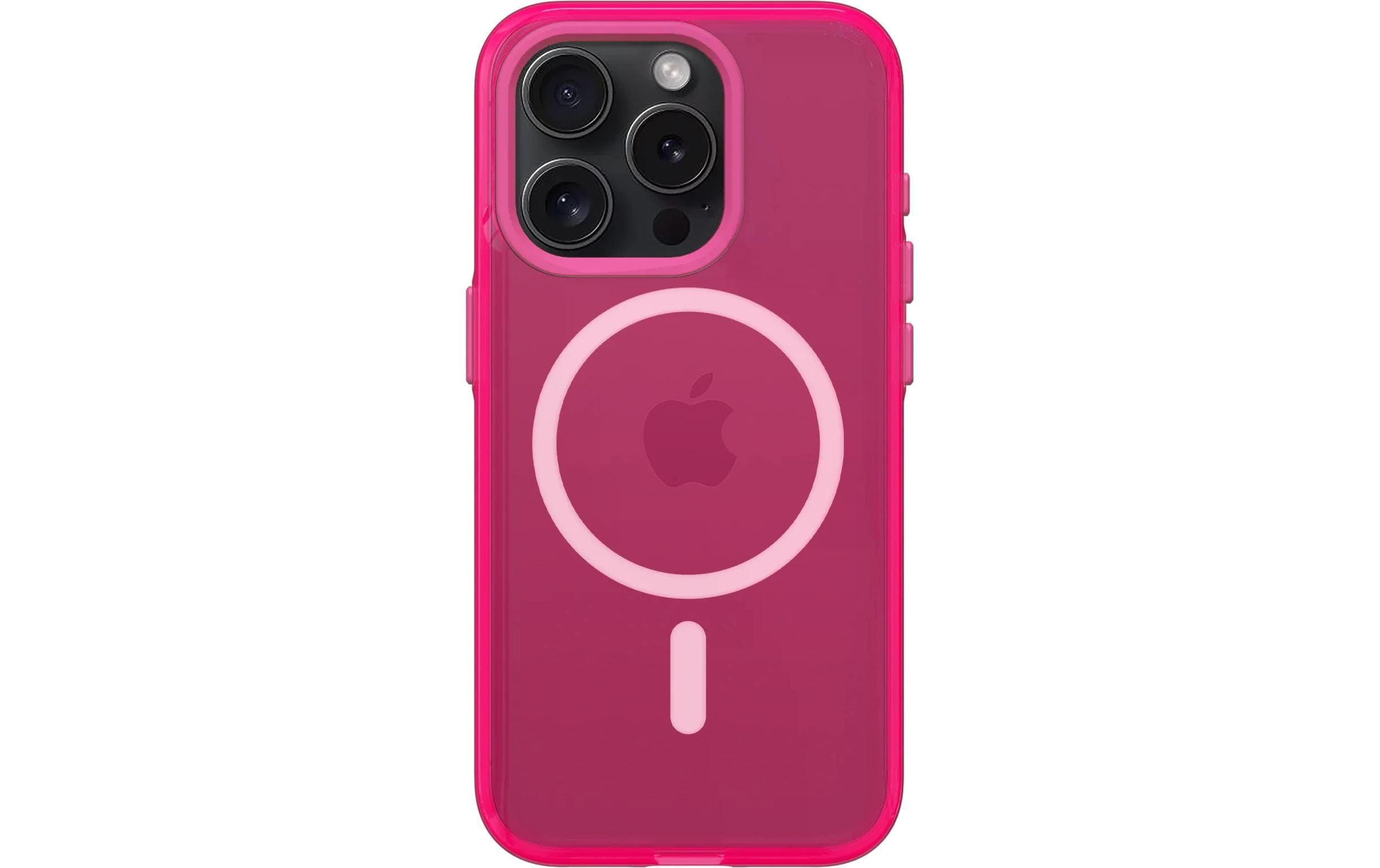 Rhinoshield Back Cover JellyTint MagSafe iPhone 15 Pro Fancy Pink