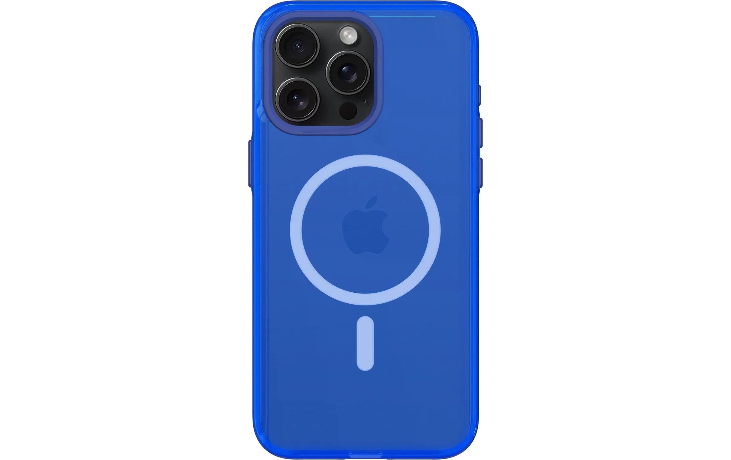 Rhinoshield Back Cover JellyTint MagSafe iPhone 15 Pro Max Cyber Blue