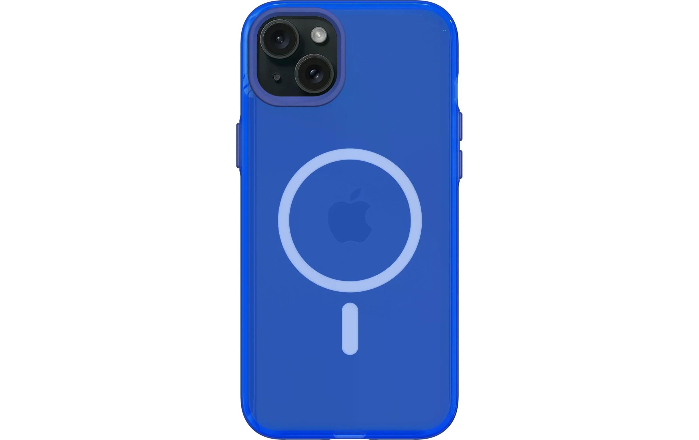 Rhinoshield Back Cover JellyTint MagSafe iPhone 15 Plus Cyber Blue
