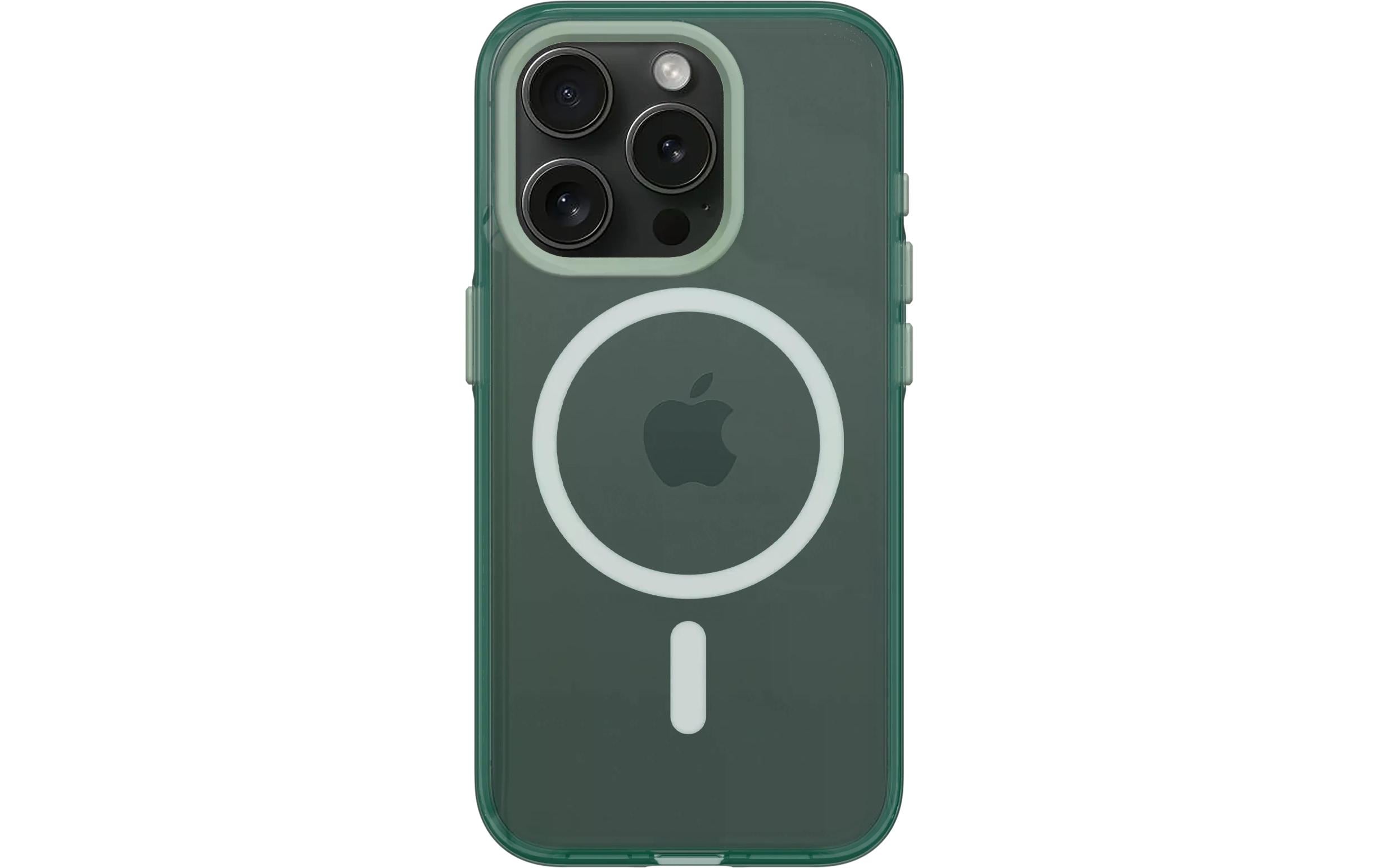 Rhinoshield Back Cover JellyTint MagSafe iPhone 15 Pro Moody Green