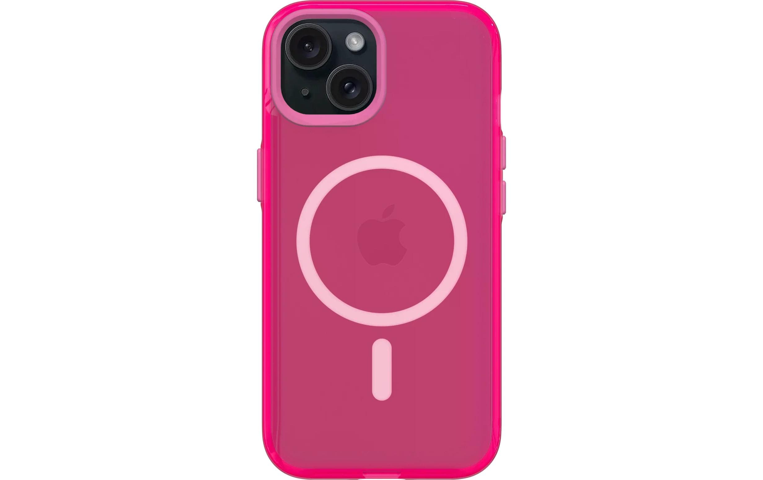 Rhinoshield Back Cover JellyTint MagSafe iPhone 15 Fancy Pink