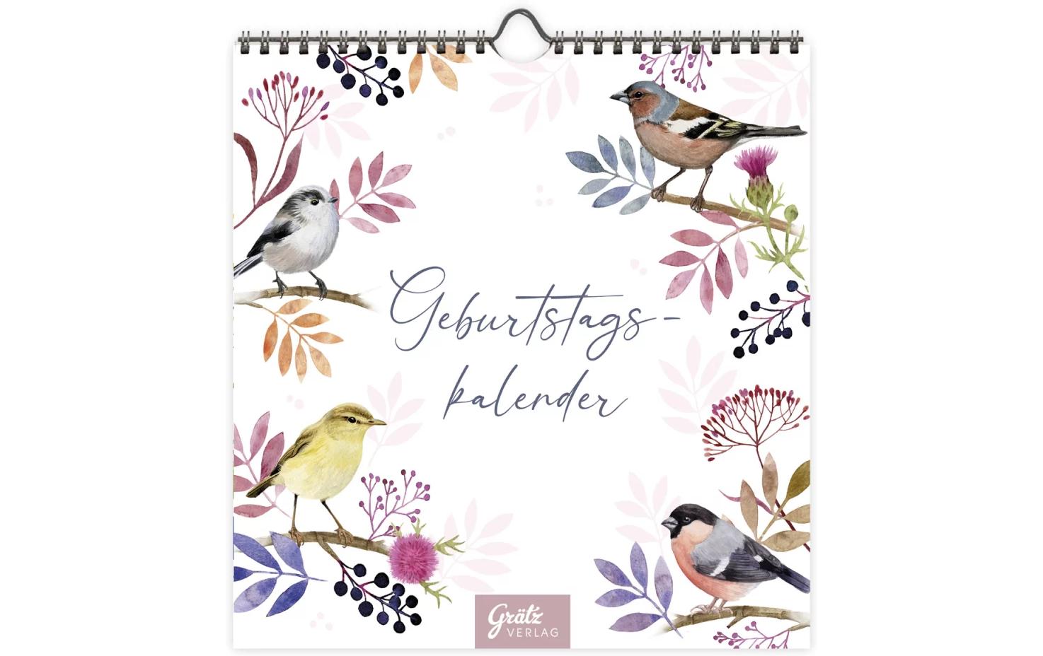 Grätz Geburtstagskalender Blätterrauschen 20 x 20.5 x 0.7 cm