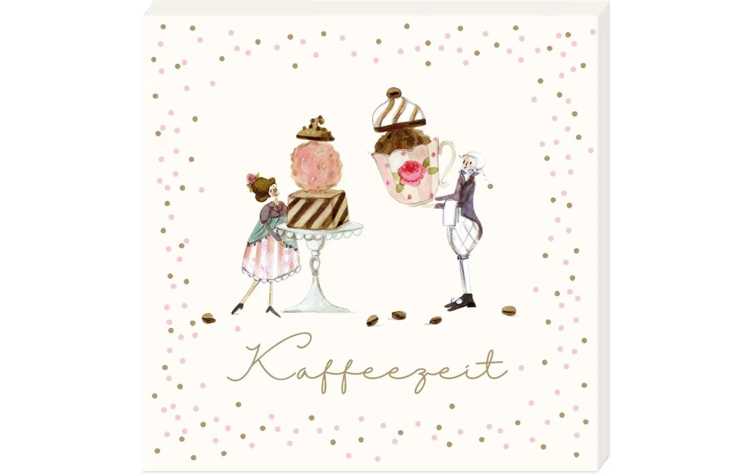 Grätz Papierservietten Kaffeezeit 25 x 25 cm, 20 Stück