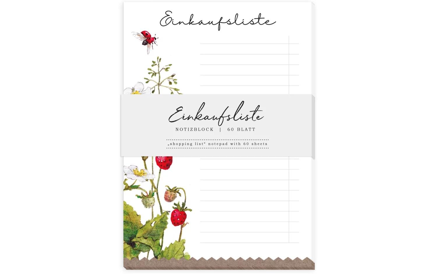 Grätz Notizheft ToDo Einkaufsliste A6, Liniert, Weiss