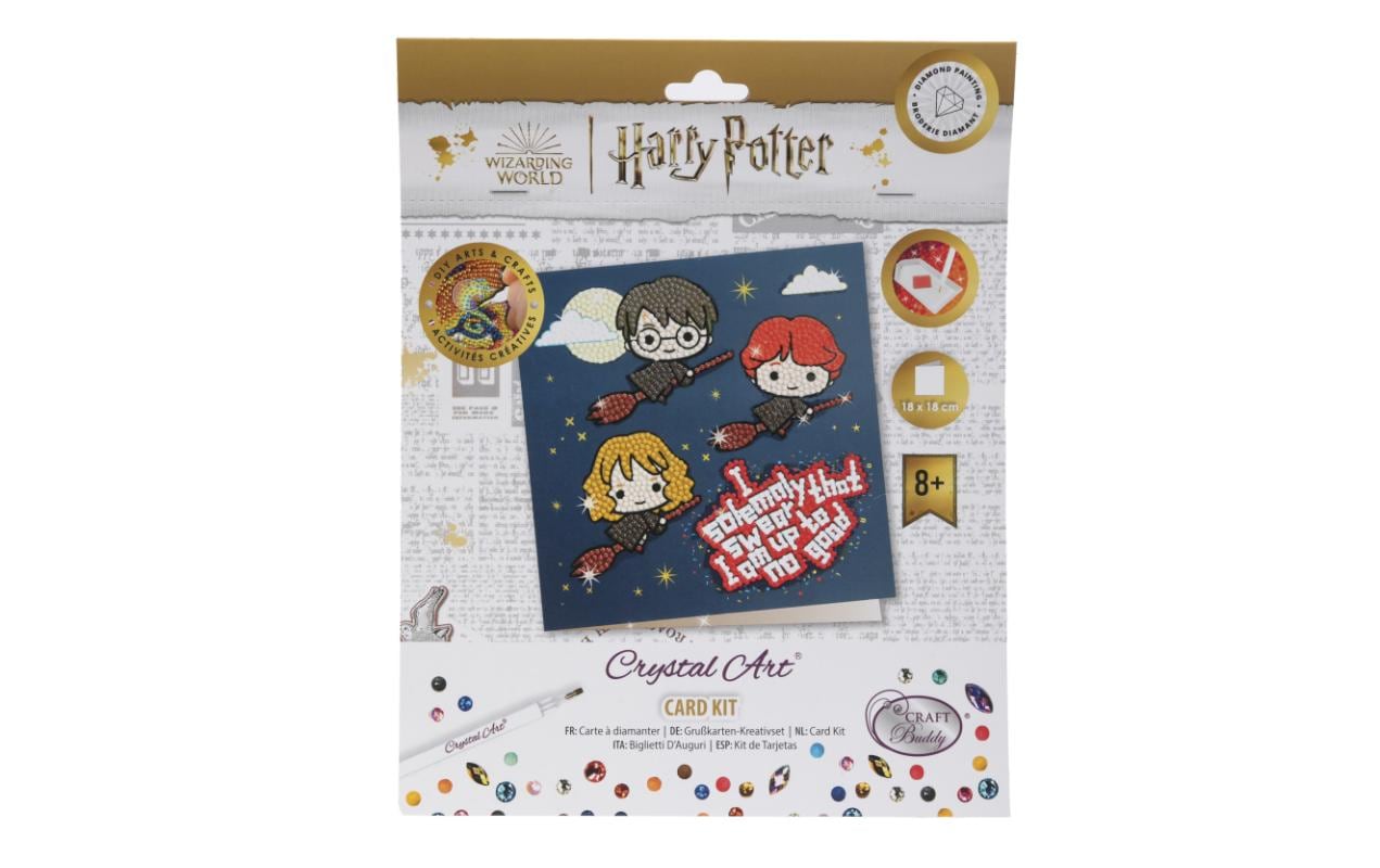 CRAFT Buddy Bastelset Crystal Art Card Flying High
