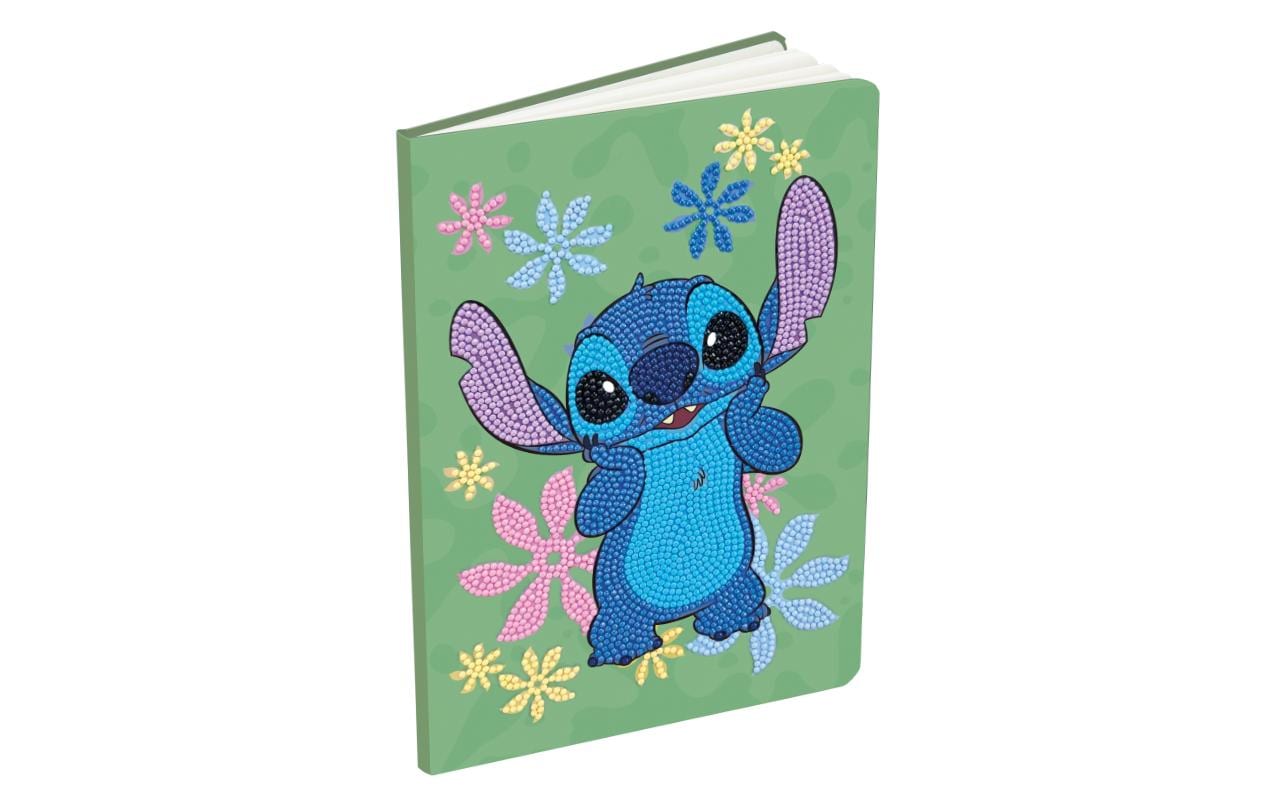 CRAFT Buddy Bastelset Crystal Art Notebook Disney Stitch