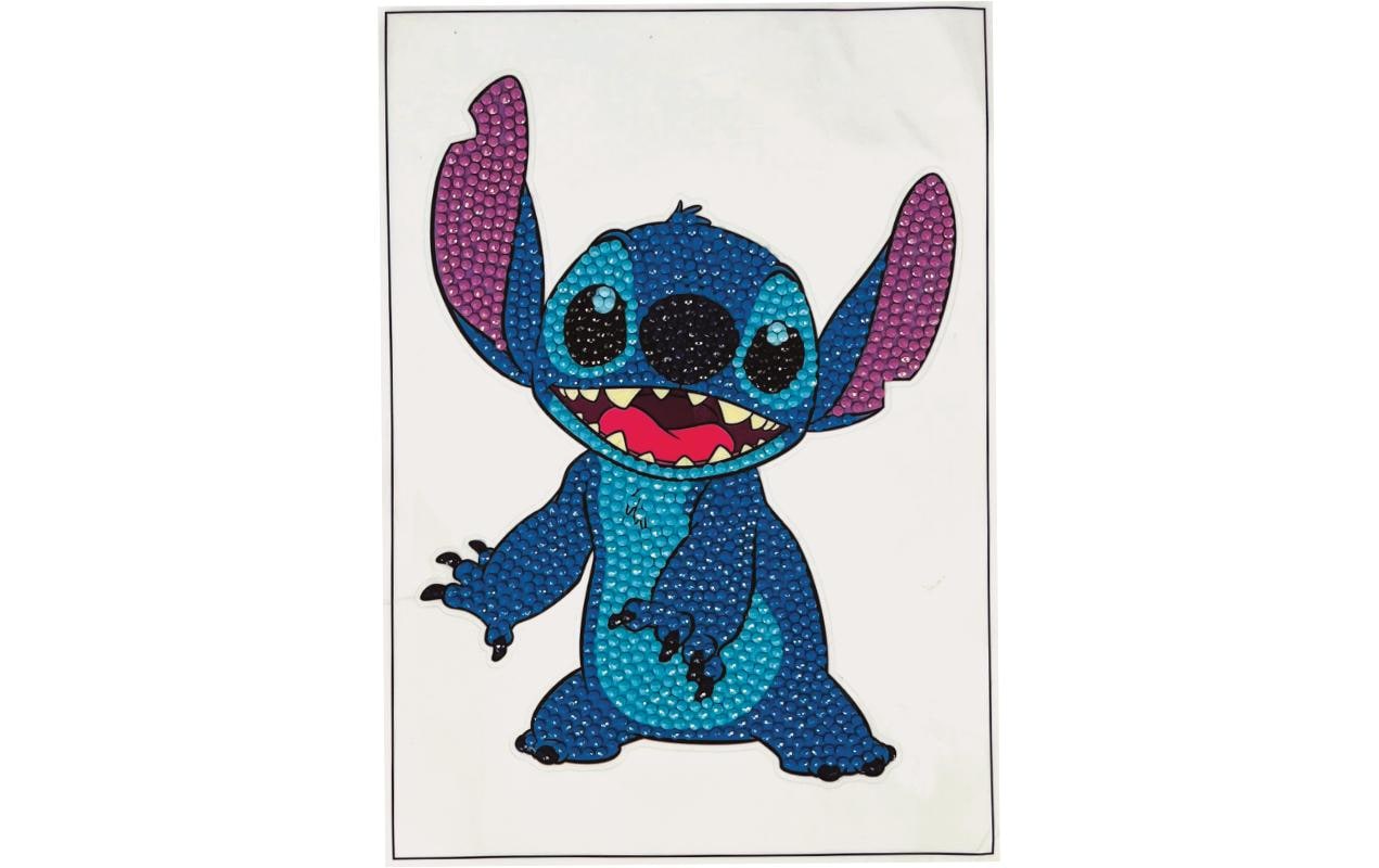 CRAFT Buddy Bastelset Crystal Art Sticker Disney Stitch