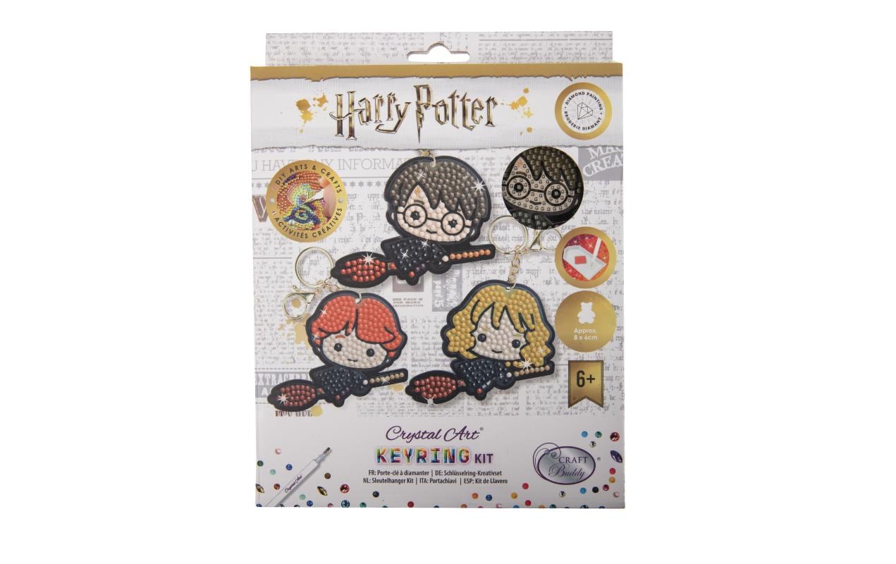 CRAFT Buddy Schlüsselanhänger Crystal Art Fliegende Freunde 3 Stück