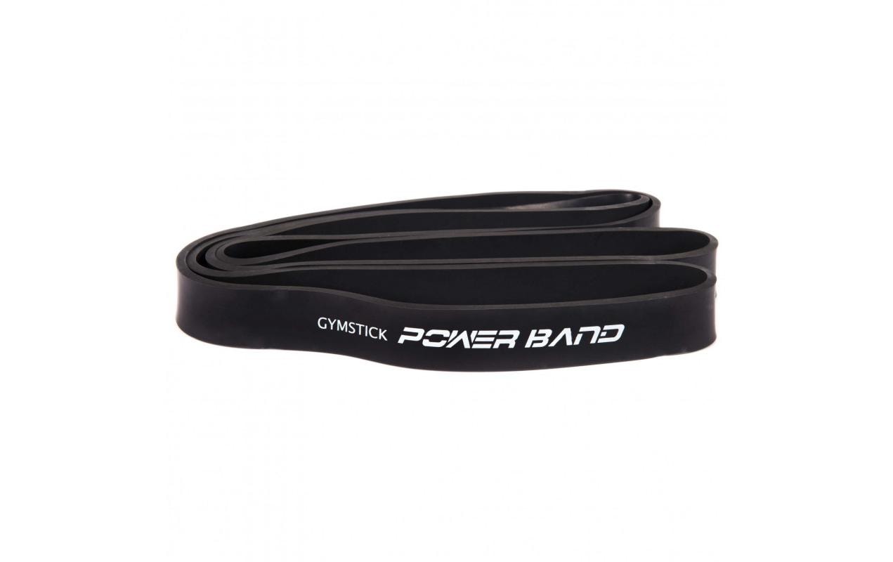 Gymstick Elastikband Power Band Schwarz, Mittel