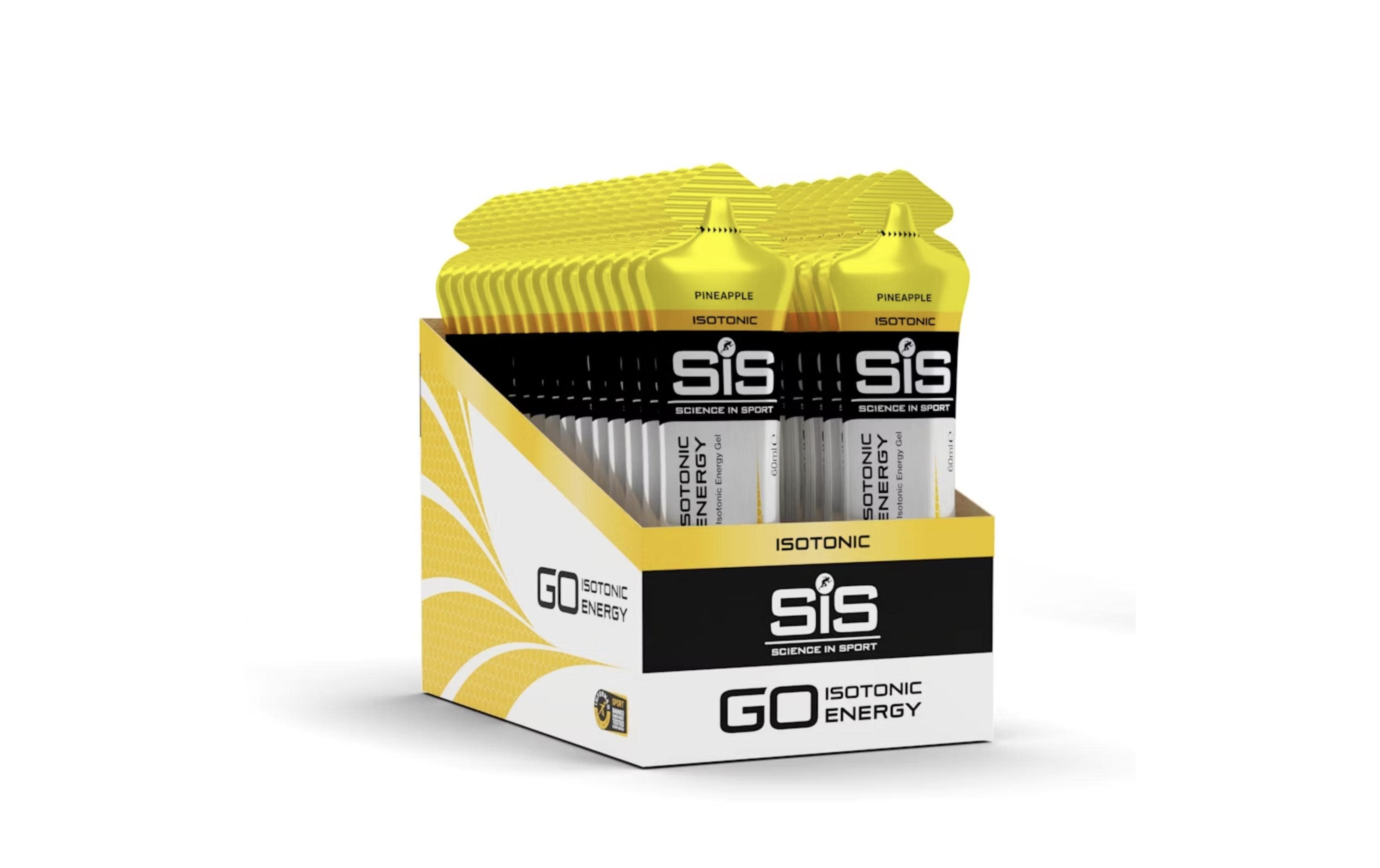 SIS - ScienceinSport Gel Isotonic Energy Ananas 30 Stück x 60 ml