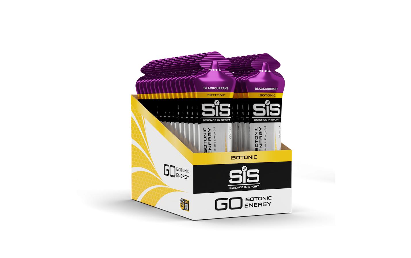 SIS - ScienceinSport Gel Isotonic Energy Johannisbeere 30 Stück x 60 ml