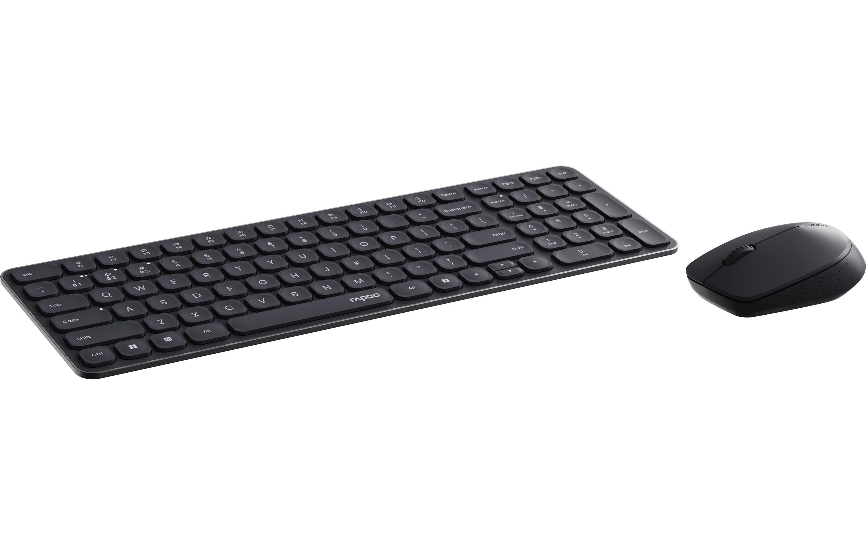 Rapoo Tastatur-Maus-Set 9310M Schwarz