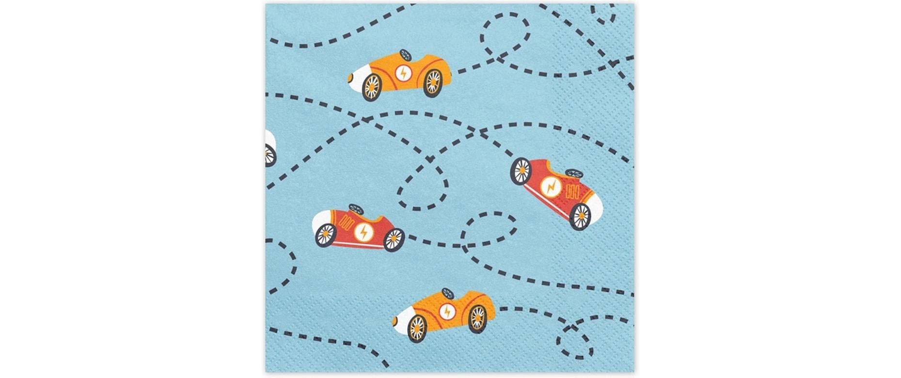 Partydeco Papierservietten Auto Gold, 33 x 33 cm, 12 Stück