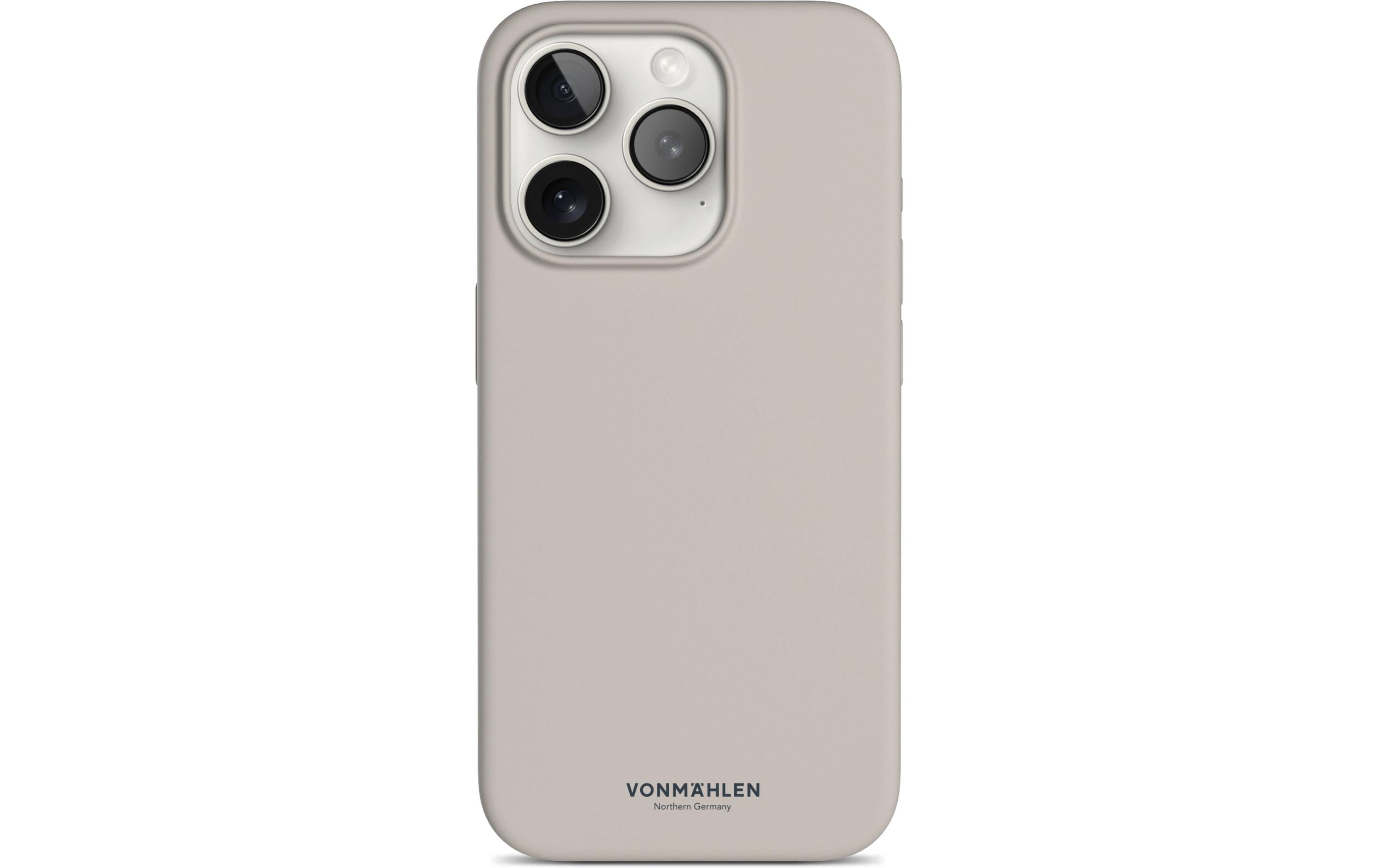 Vonmählen Back Cover Eco Silicone iPhone 15 Pro Cream