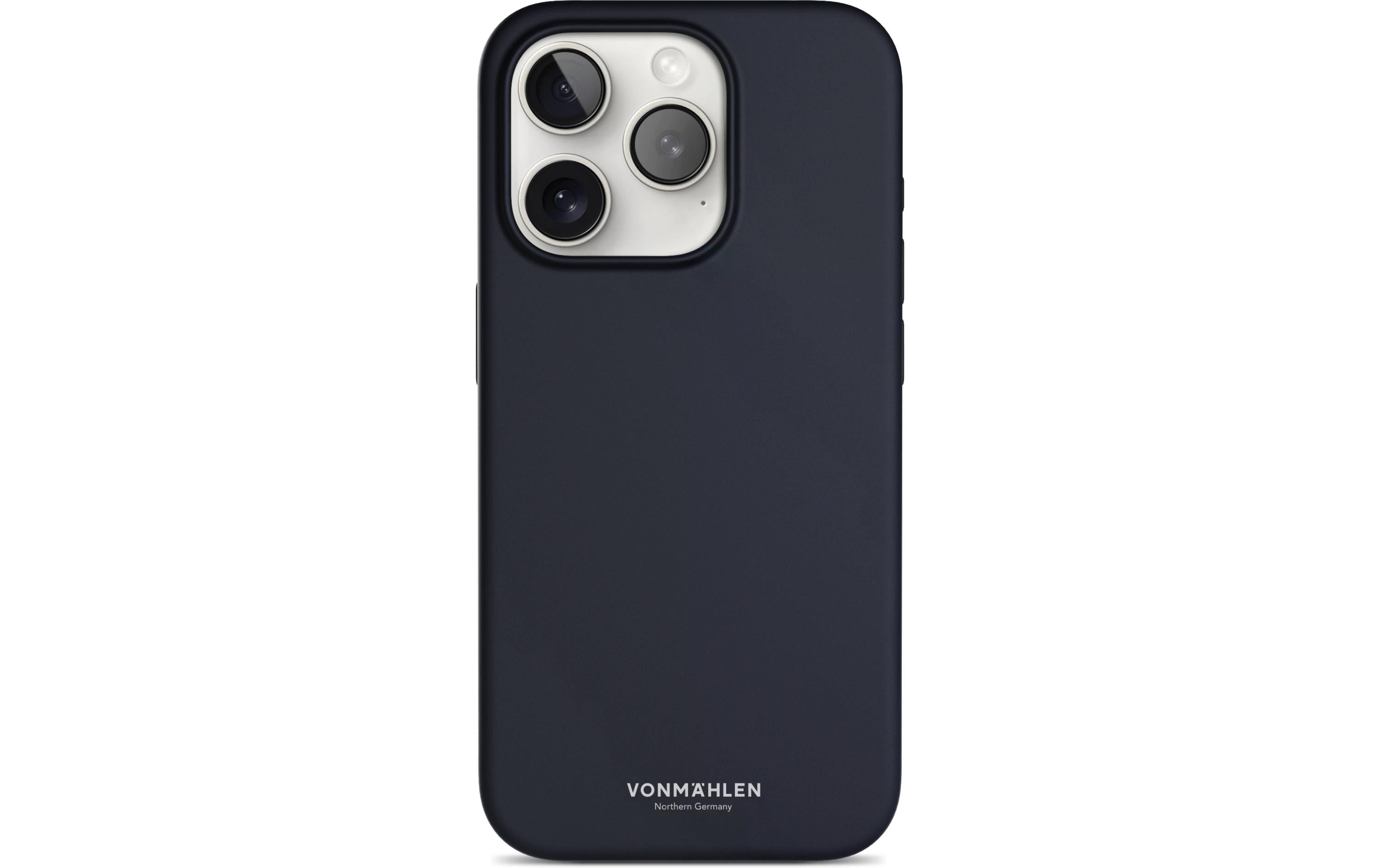 Vonmählen Back Cover Eco Silicone iPhone 15 Pro Navy