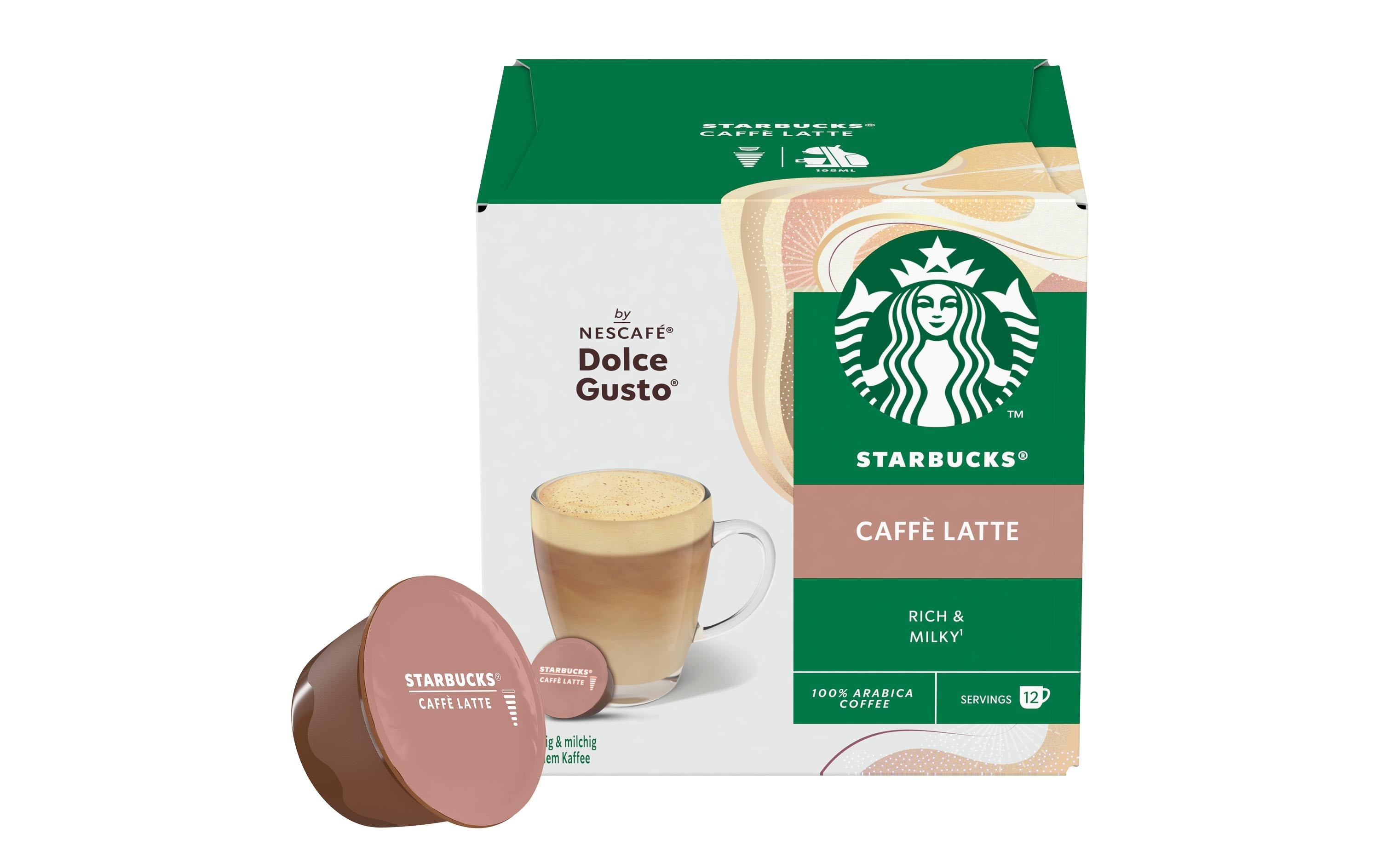 Starbucks Kaffeekapseln Caffè Latte 12 Stück