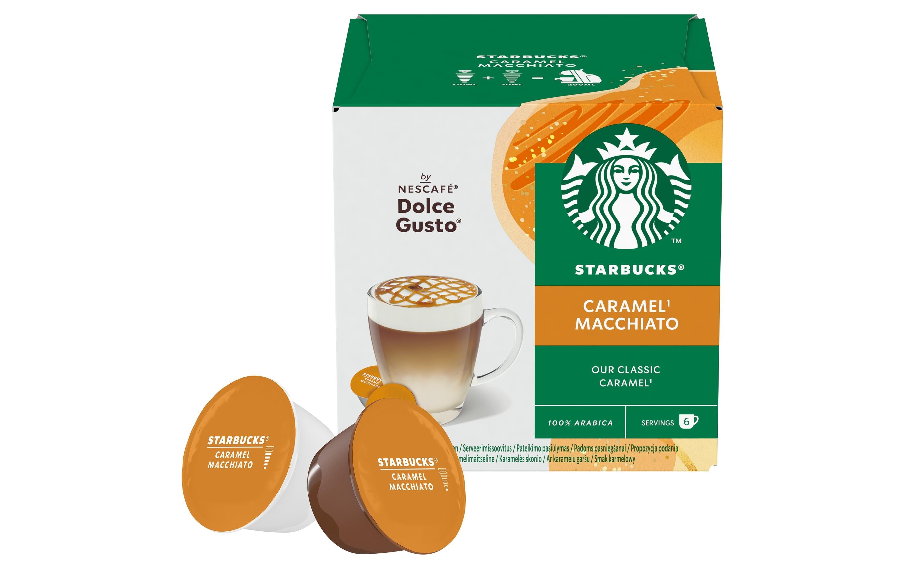 Starbucks Kaffeekapseln Caramel Macchiato 6 Portionen