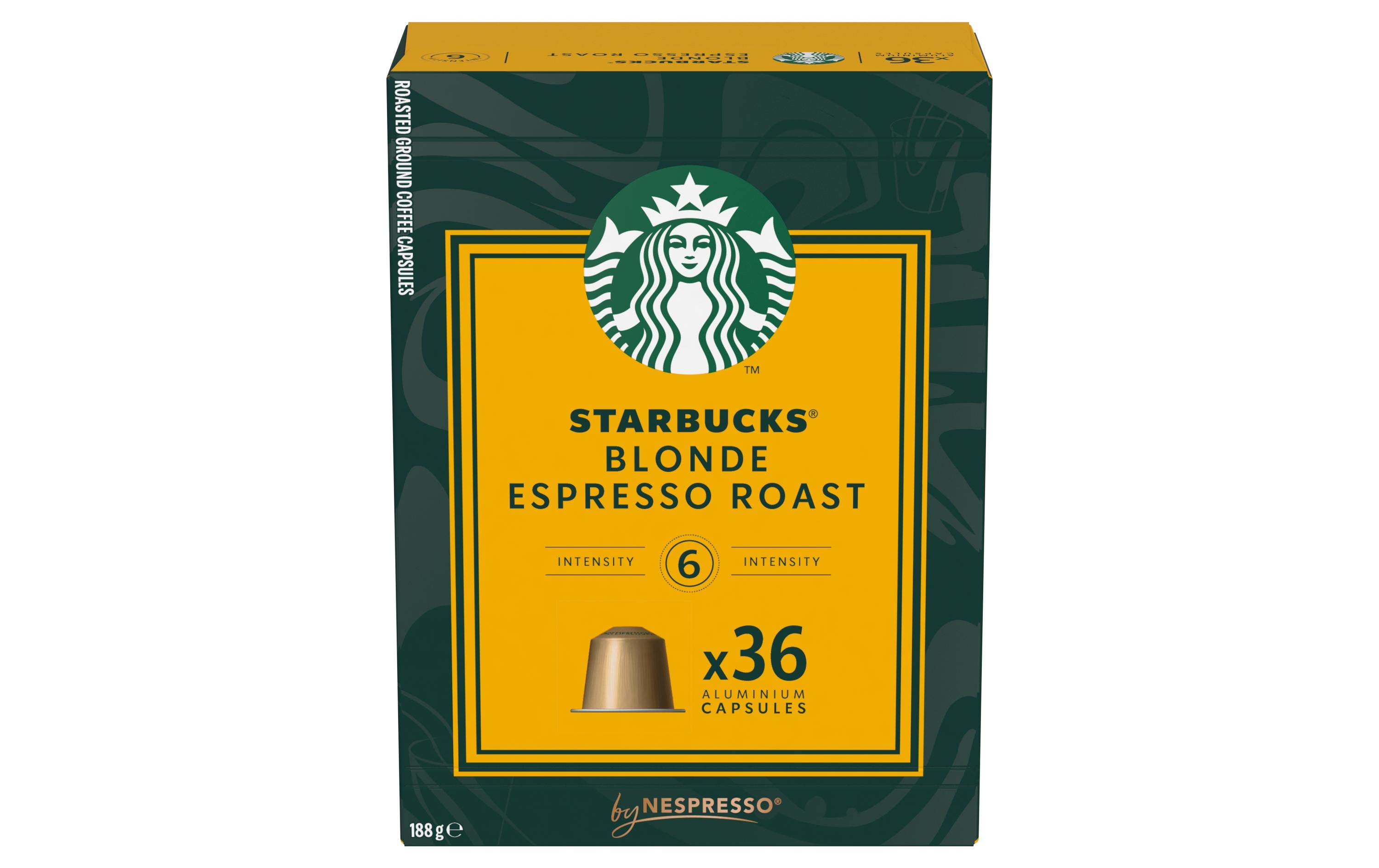 Starbucks Kaffeekapseln Blonde Espresso Roast 36 Stück