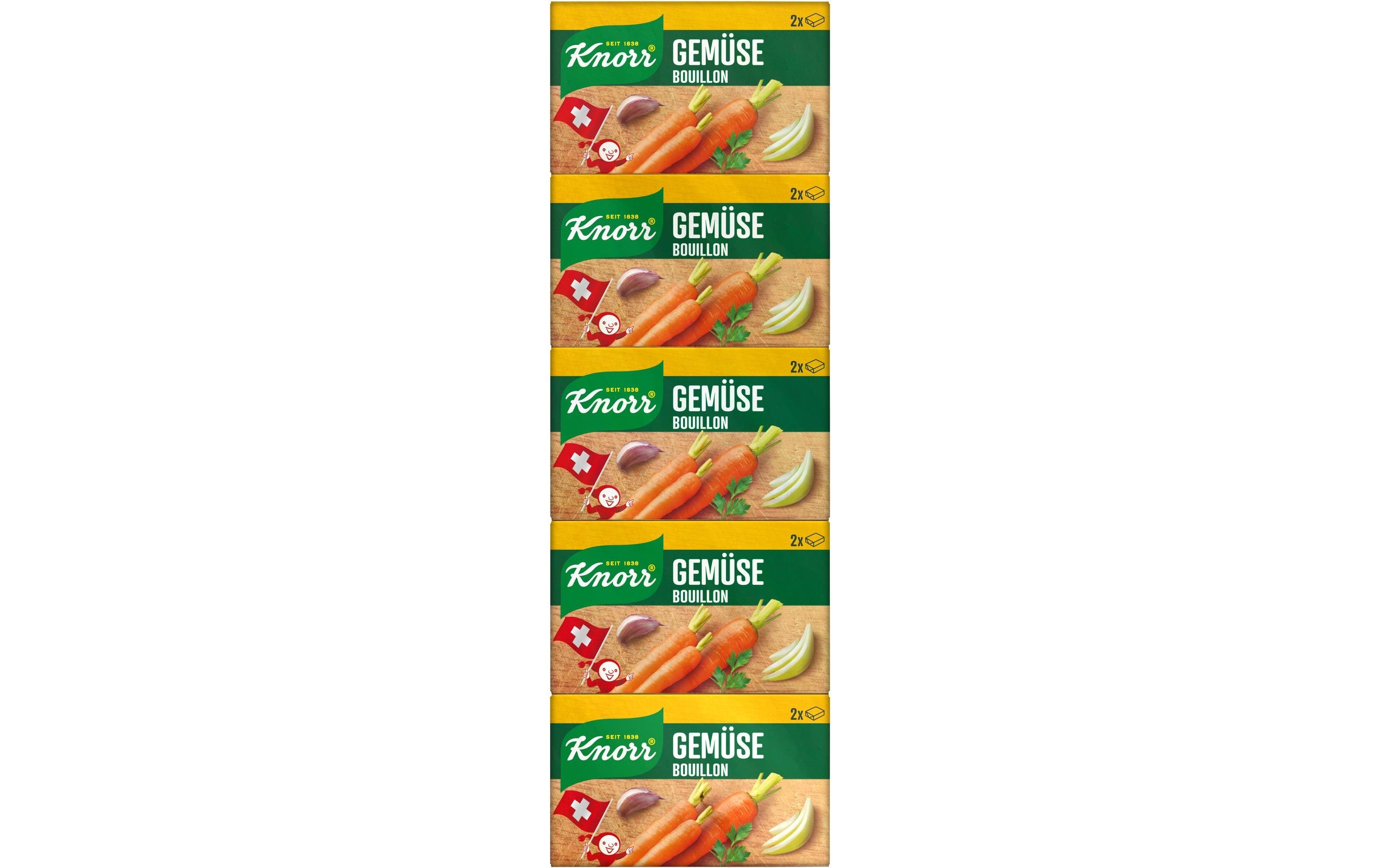 Knorr Gemüse Bouillon Stange 5 x 2 Würfel