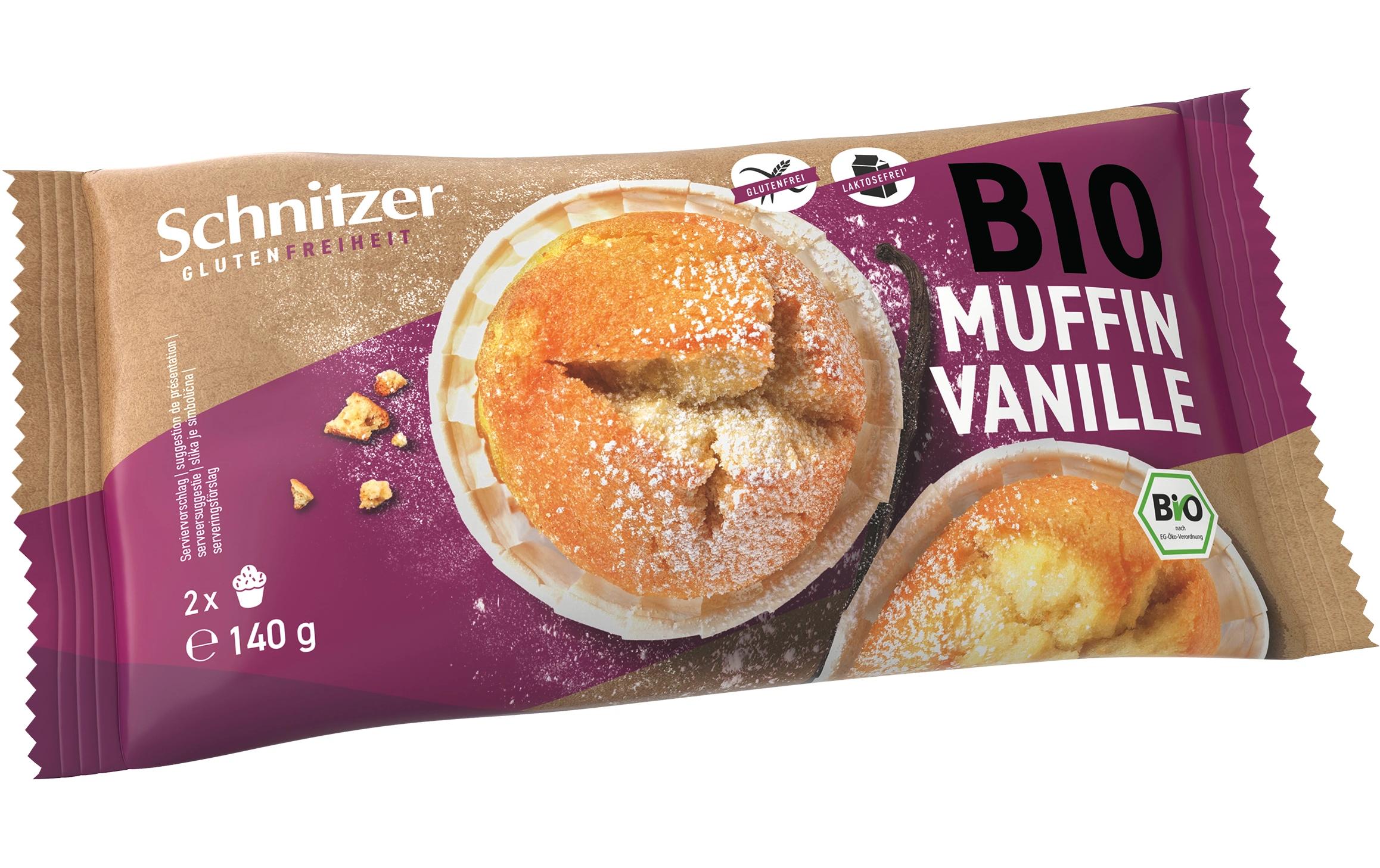 Schnitzer Gebäck Bio Muffin Vanille glutenfrei 140 g