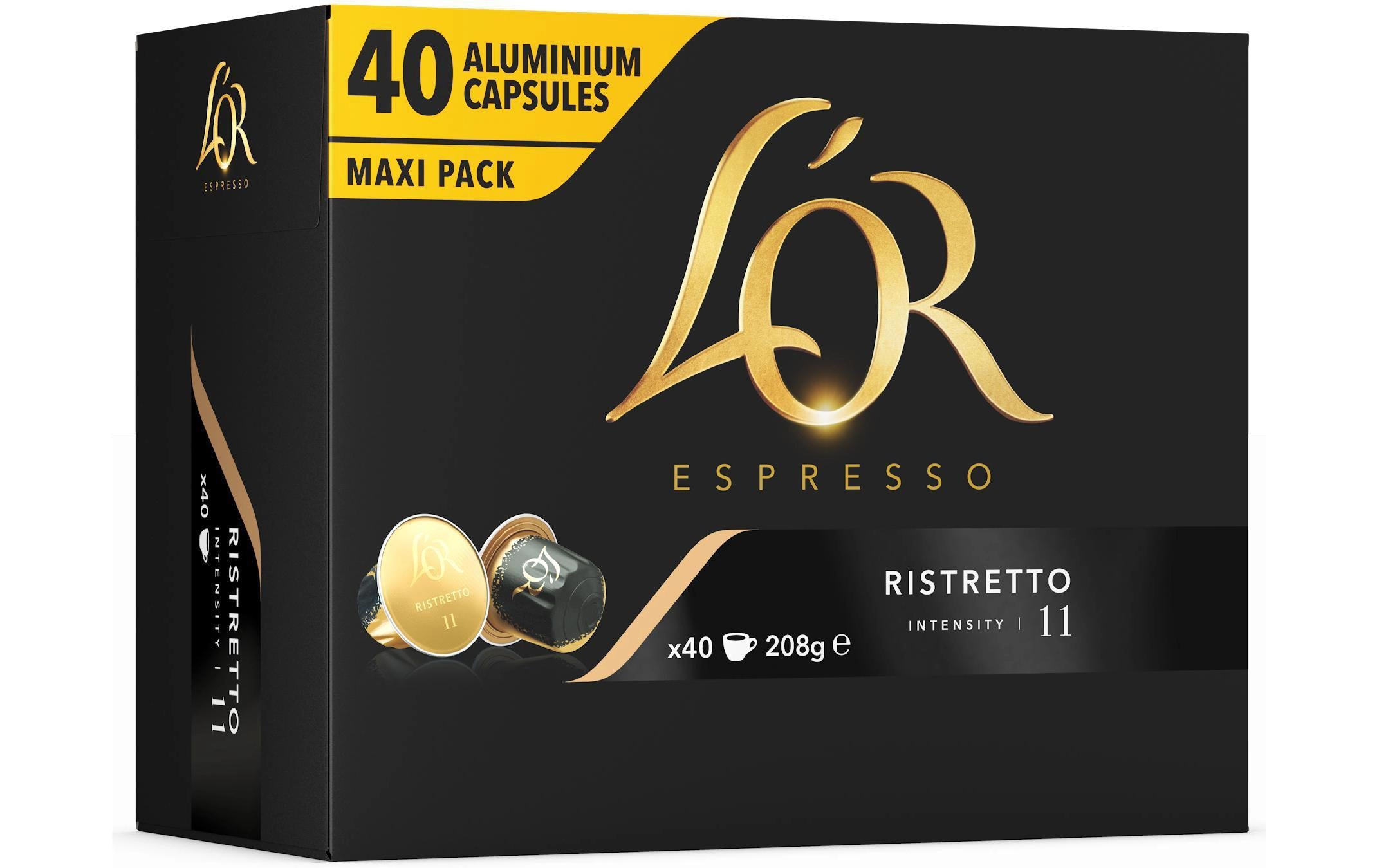 L'Or Kaffeekapseln Espresso Ristretto 40 Stück