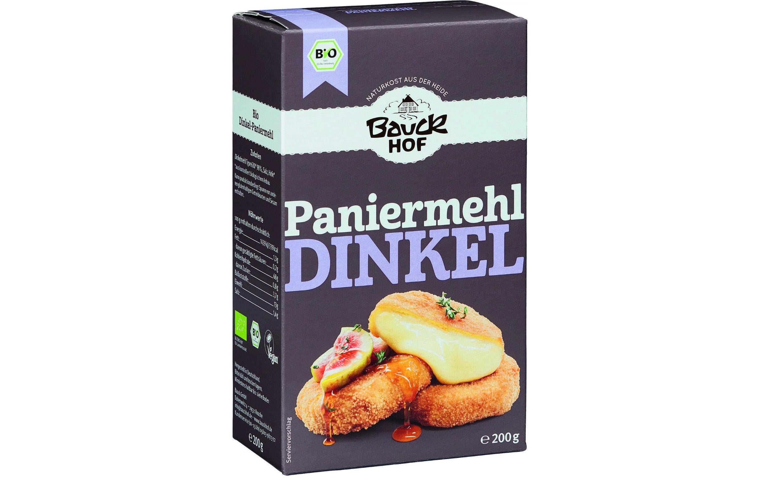 Bauck Mühle Bio Dinkel-Paniermehl 200 g