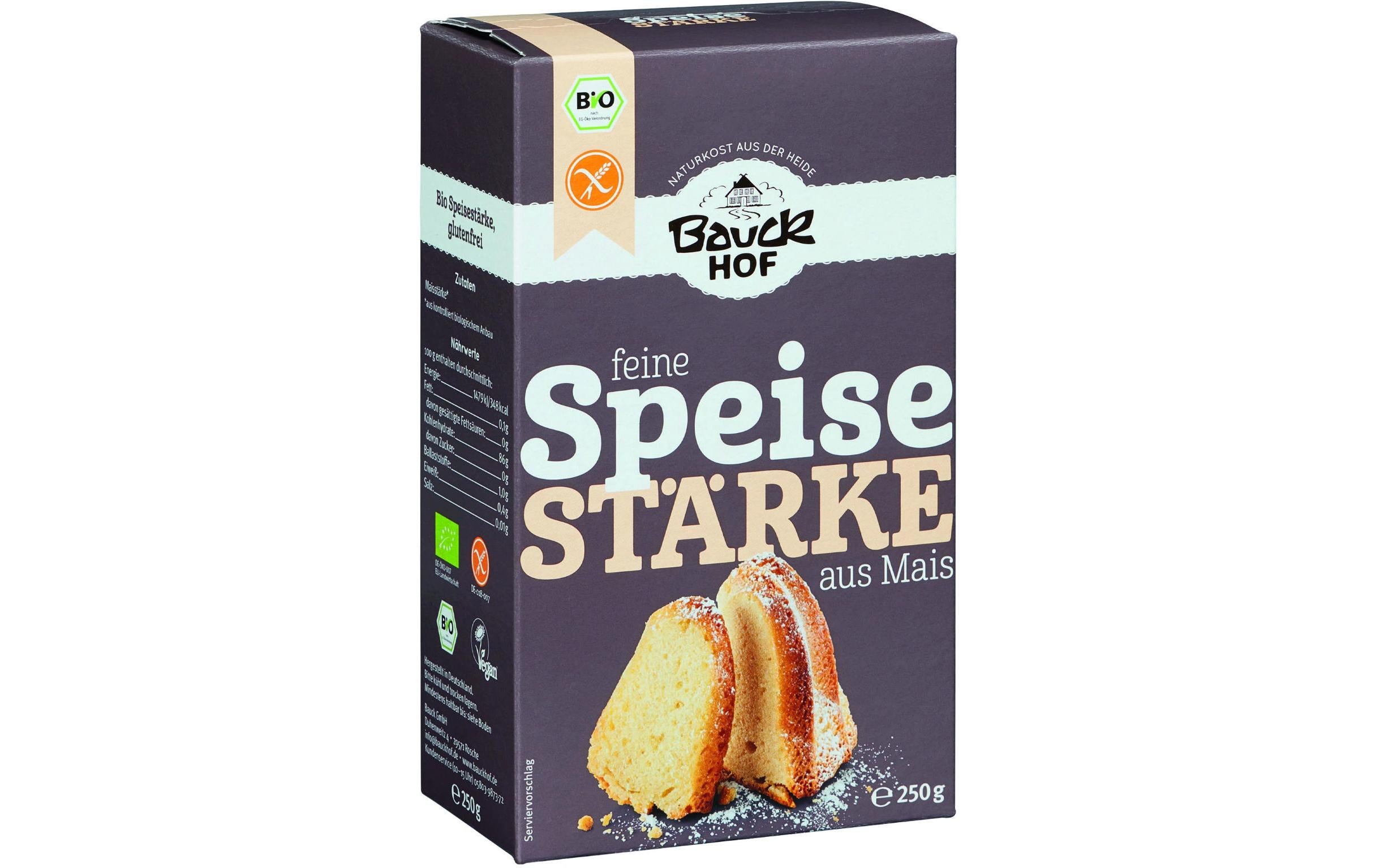 Bauck Mühle Bio  Speisestärke sehr fein glutenfrei 250 g