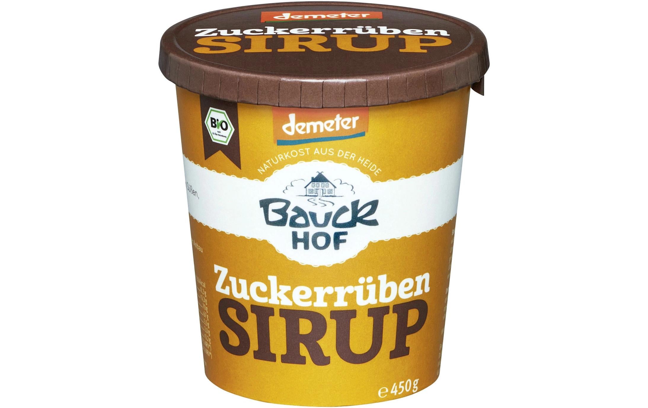 Bauck Mühle Bio Demeter  Zuckerrübensirup 450 g