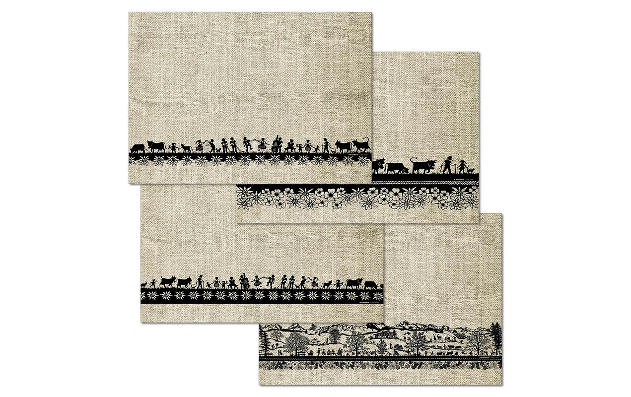 Trendform Tischset Swiss Tradition 3, 29.7 cm x 42 cm, Beige