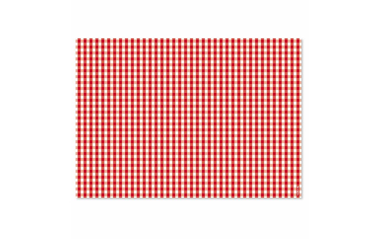 Trendform Tischset Vichy 29.7 cm x 42 cm, Rot