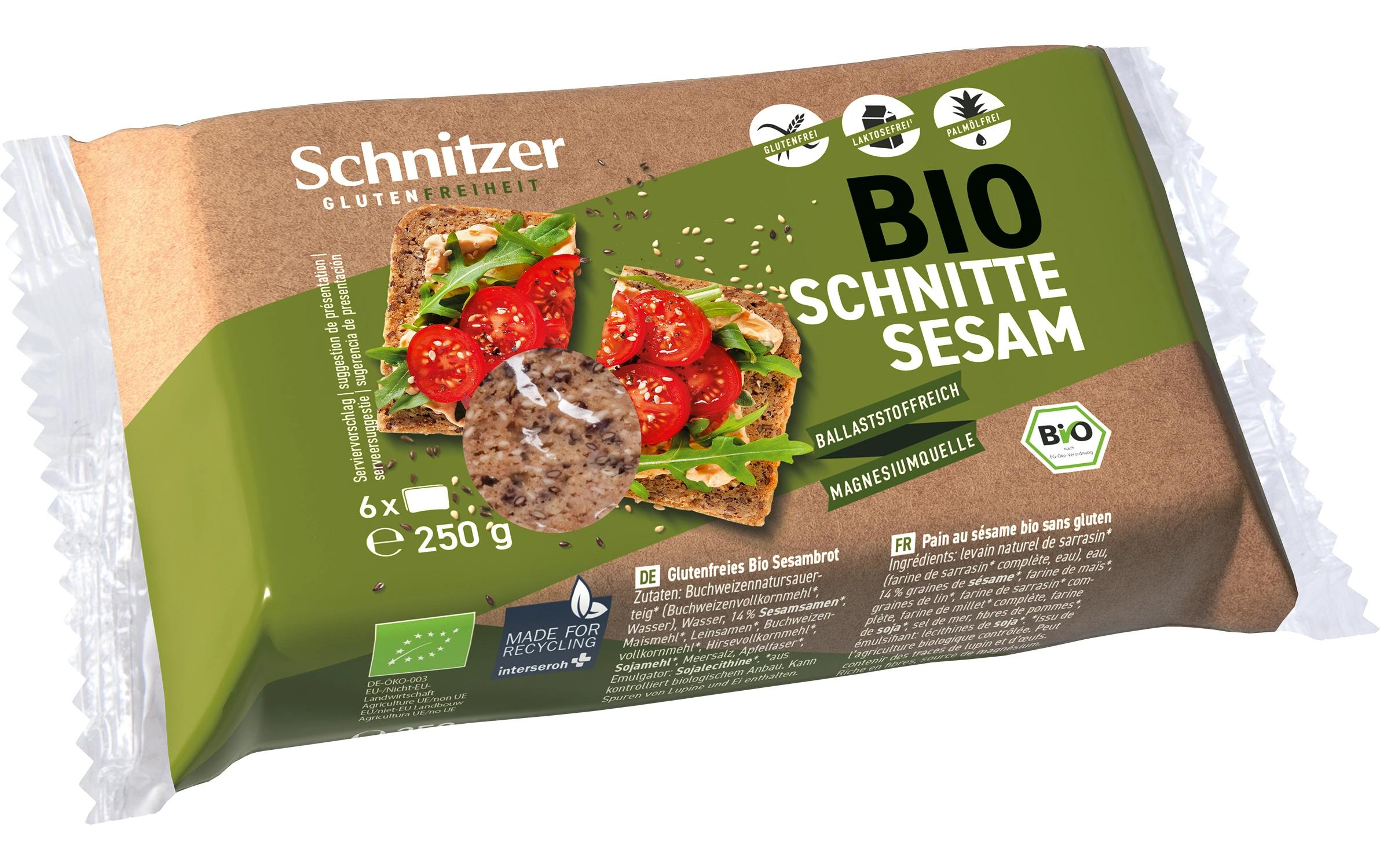 Schnitzer Brot Bio Schnitte Sesam 250 g