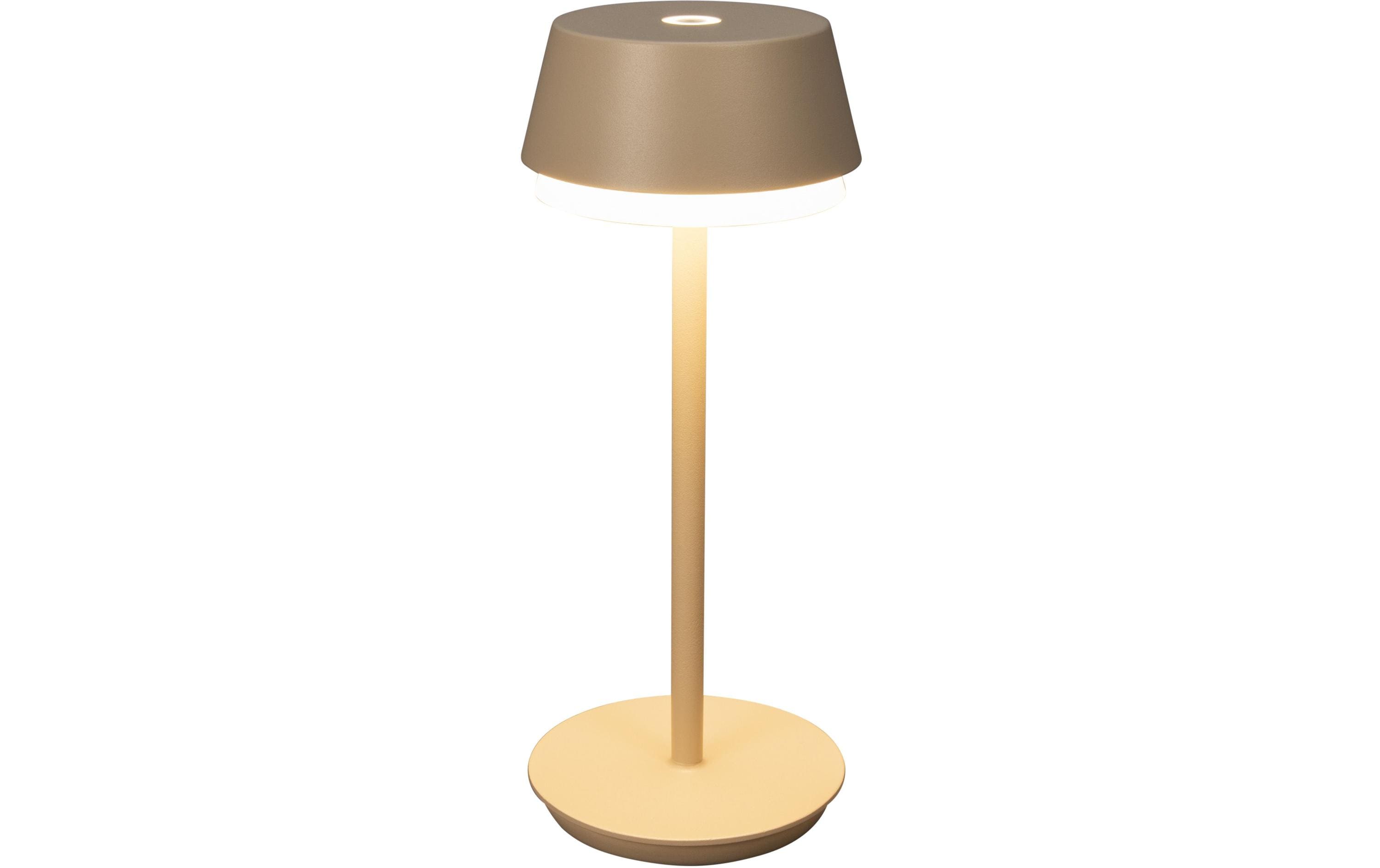 Konstsmide USB-Tischleuchte Lyon Sand, 2700-4000 K / RGB dimmbar