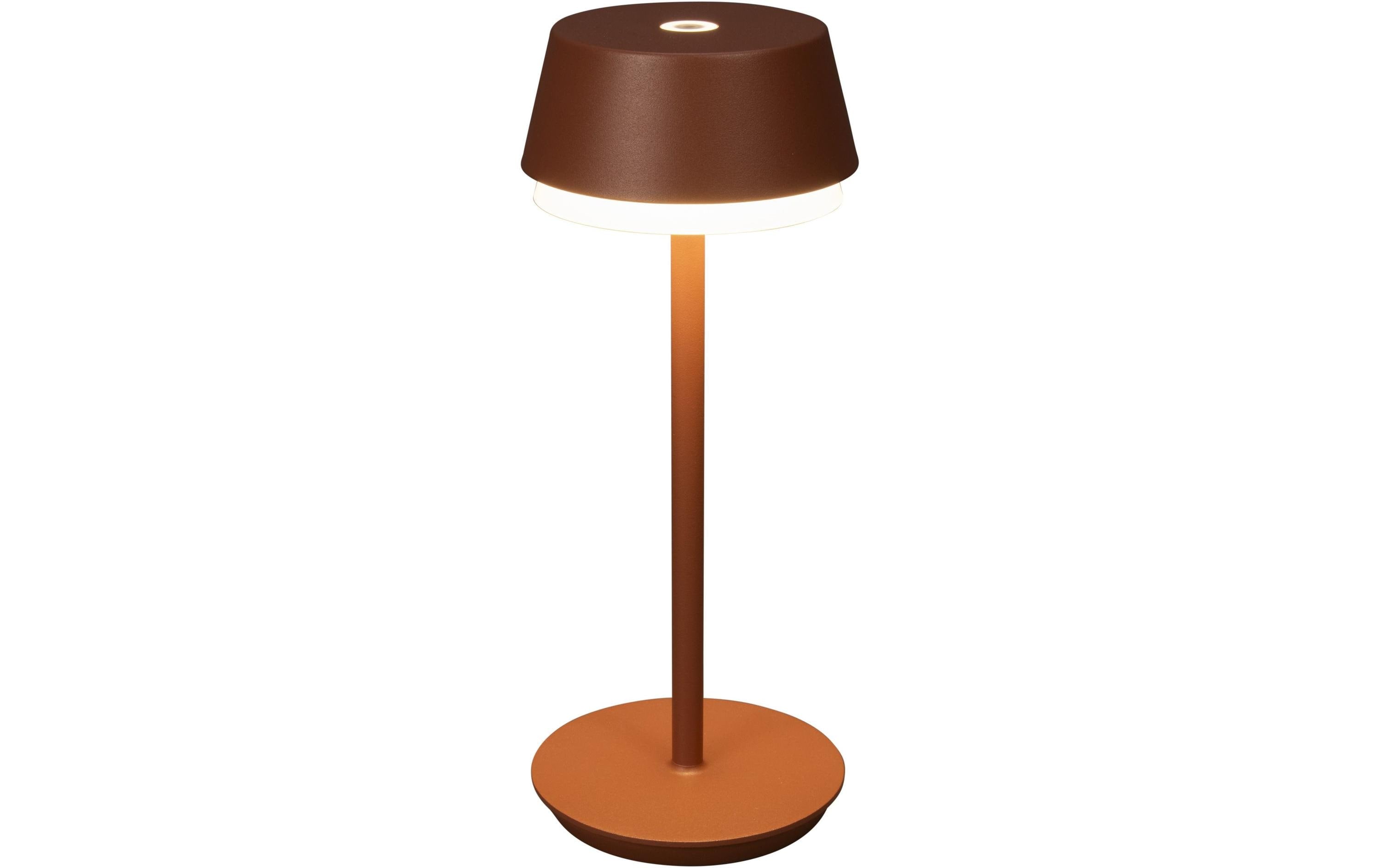 Konstsmide USB-Tischleuchte Lyon Terracotta, 2700-4000 K / RGB dimmbar