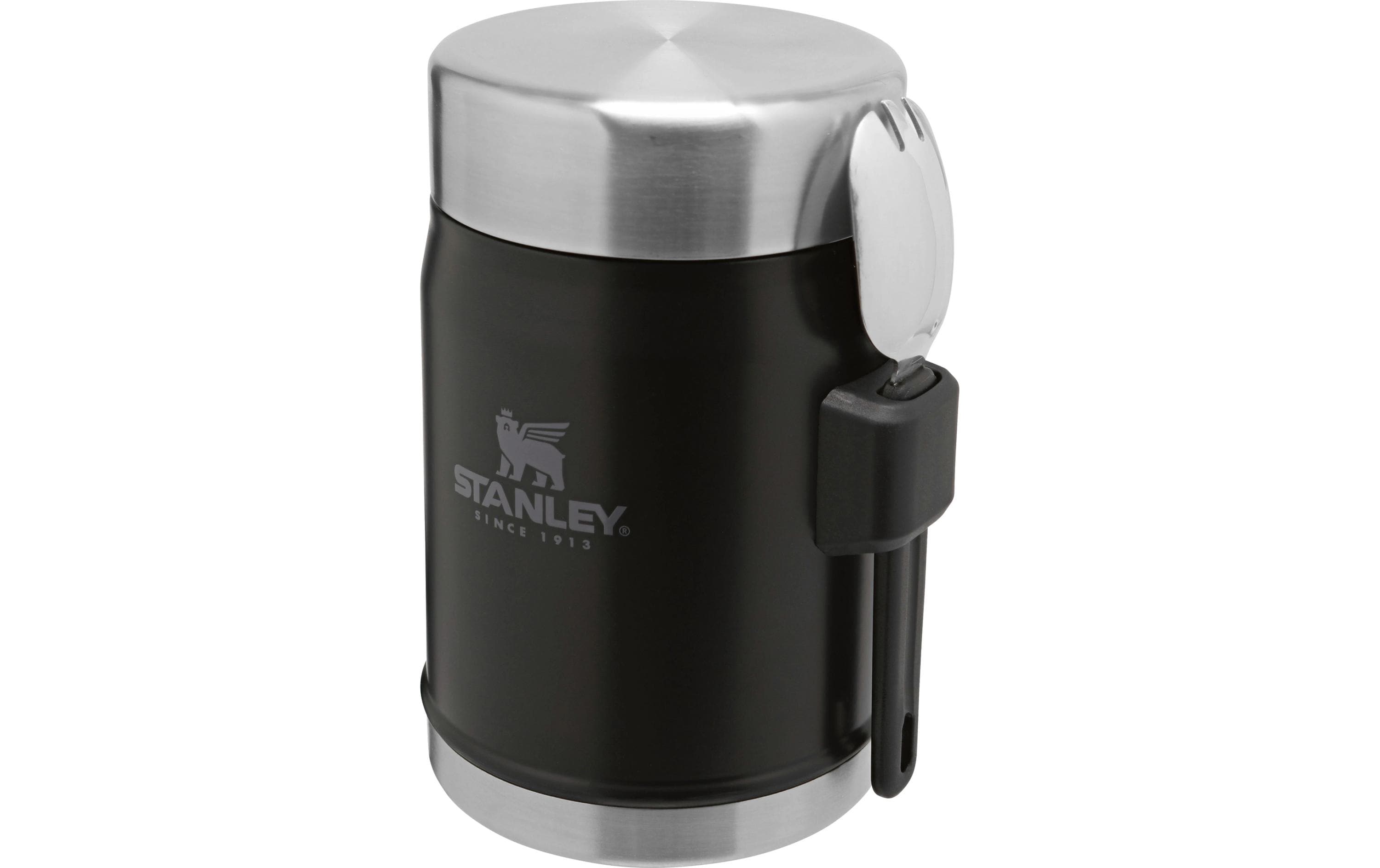 Stanley 1913 Thermo-Foodbehälter Legendary Food Jar + Spork 0.4 l, Black